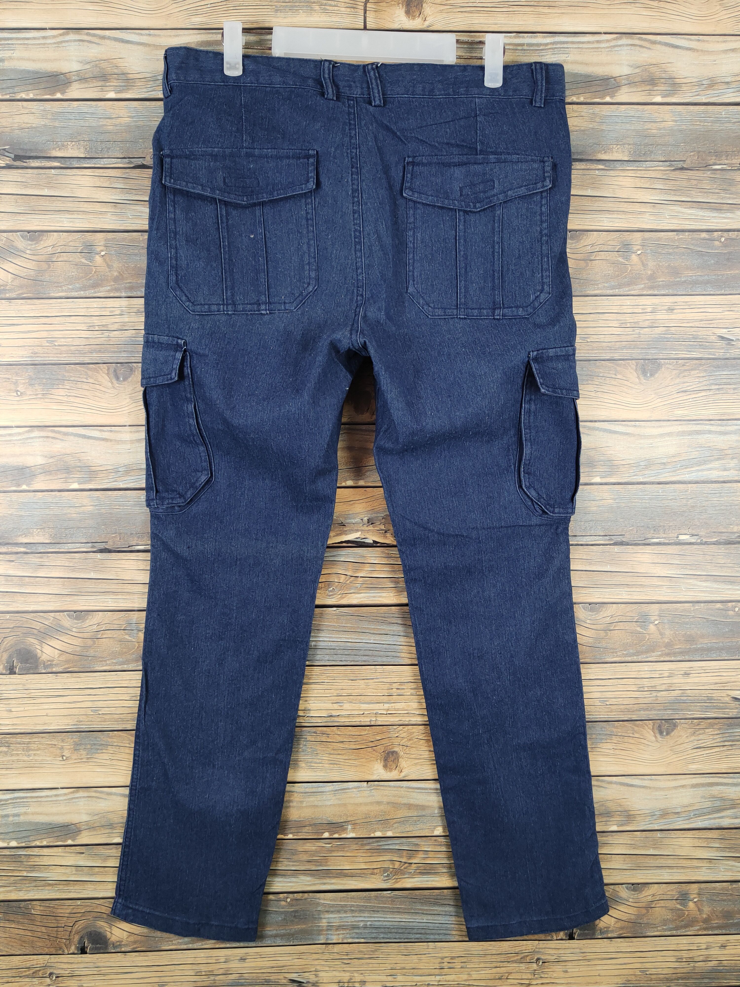 Japanese Brand Newness Blue Distressed Ripped Soft Jeans #W1034 Size US 34 / EU 50 - 7 Thumbnail