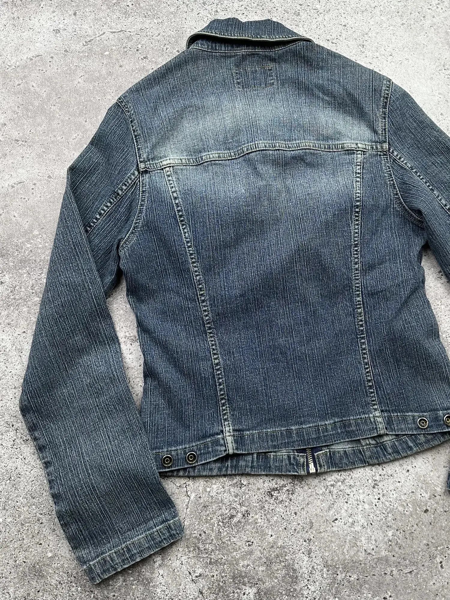 Japanese Brand Vintage Faded Denim Jacket C373(V623) Size XS / US 0-2 / IT 36-38 - 5 Thumbnail