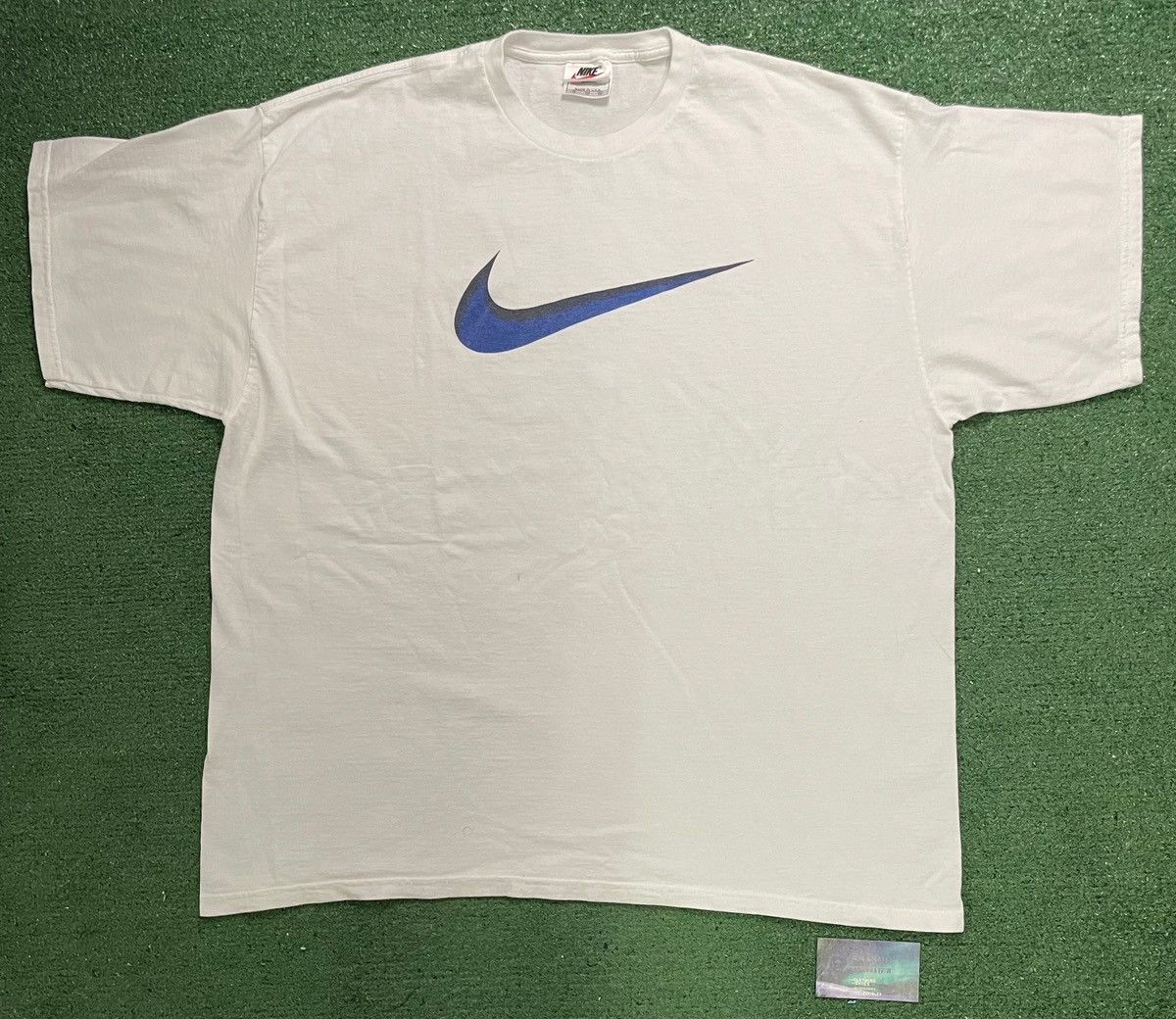 Nike Vintage 1990s Nike center swoosh tee Size US XXL / EU 58 / 5 - 1 Thumbnail