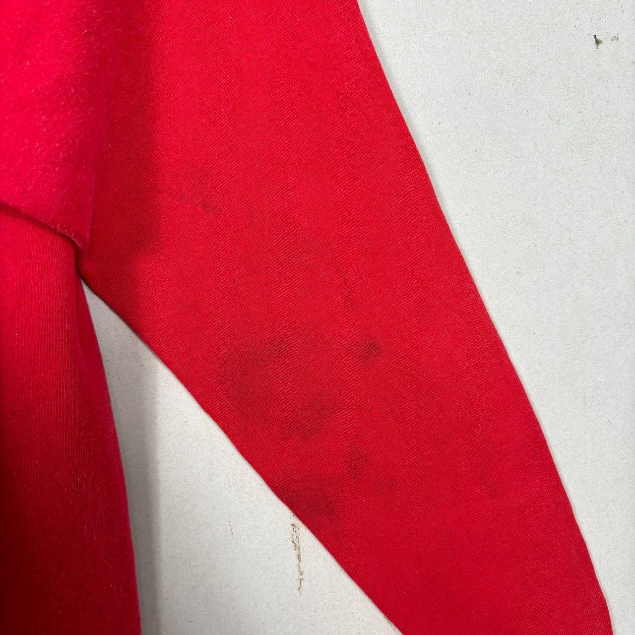 Vintage Vtg 80s Shit Happens Duck Sweatshirt Red Raglan USA Made Size US S / EU 44-46 / 1 - 7 Thumbnail