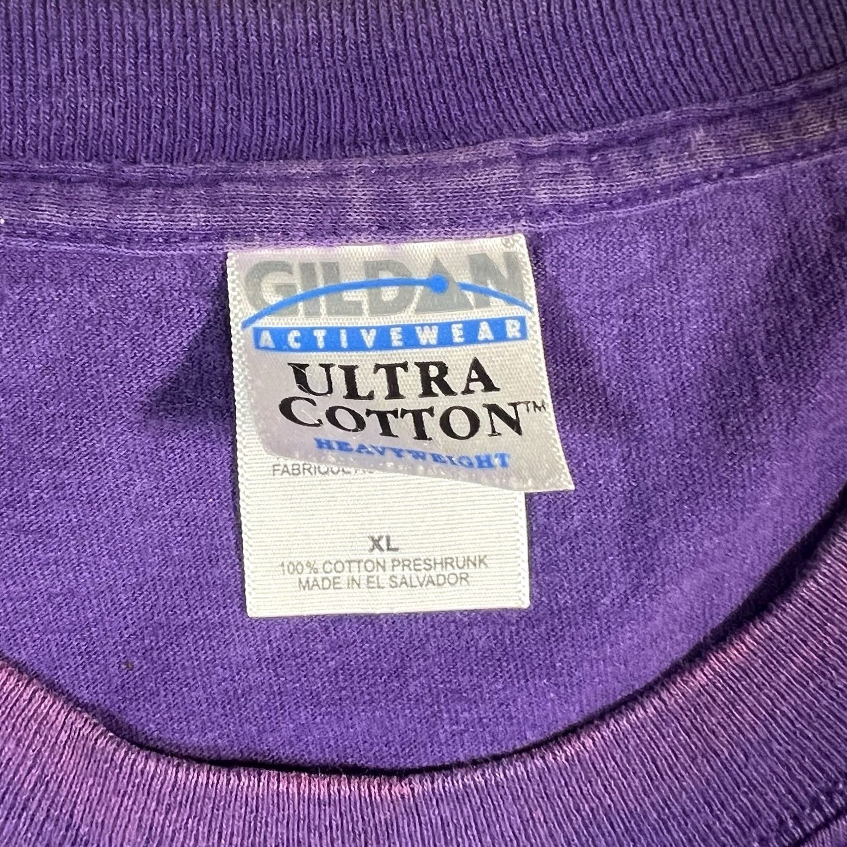 Gildan VINTAGE Kaleida Health Hospital T-Shirt XL Men Purple Gildan Regular Size XL Size US XL / EU 56 / 4 - 7 Thumbnail