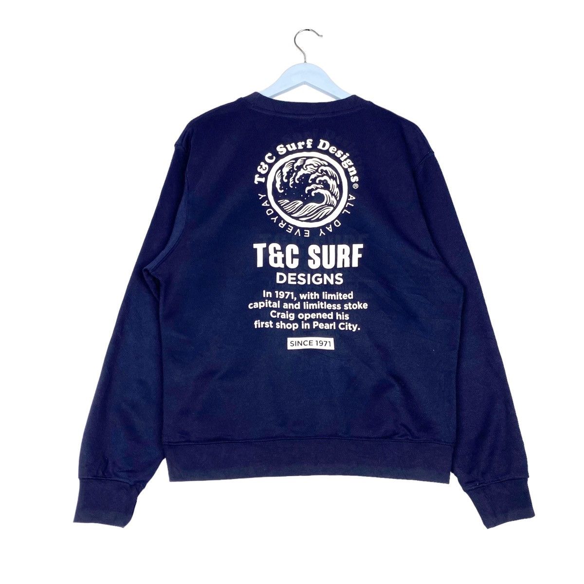 Vintage Vintage T&C Surf Design Full Print Crewneck Sweatshirt Size US M / EU 48-50 / 2 - 3 Thumbnail