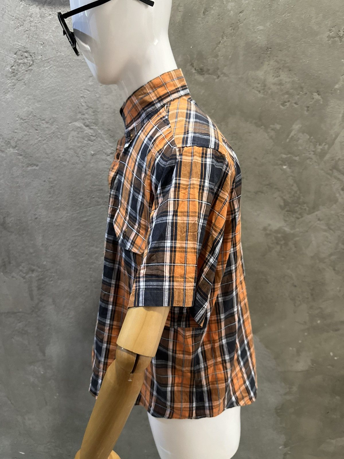 Evisu Evisu Yamane Half Button Up Shirt Made in Japan Size US M / EU 48-50 / 2 - 7 Thumbnail