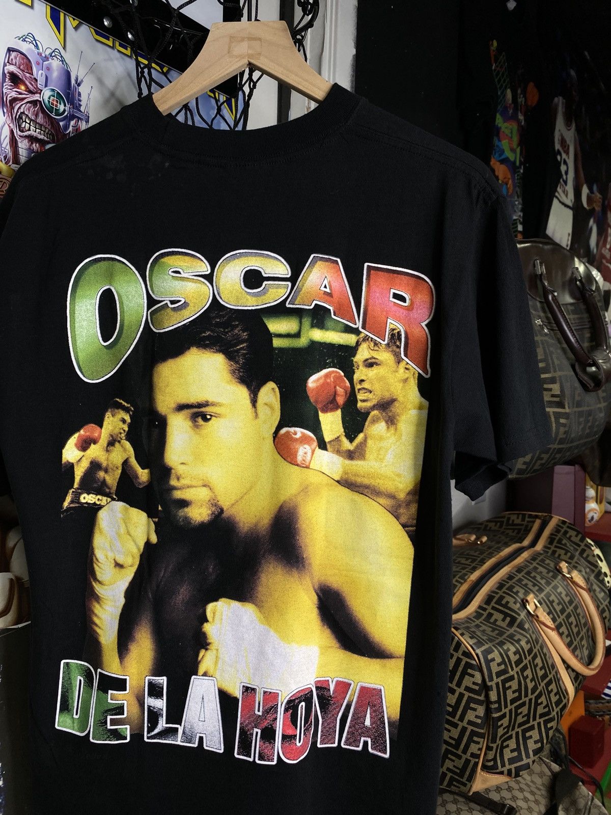 Vintage Vintage 90’s Oscar De La Hoya Boxing Rap T-Shirt Size Large Size US L / EU 52-54 / 3 - 3 Thumbnail