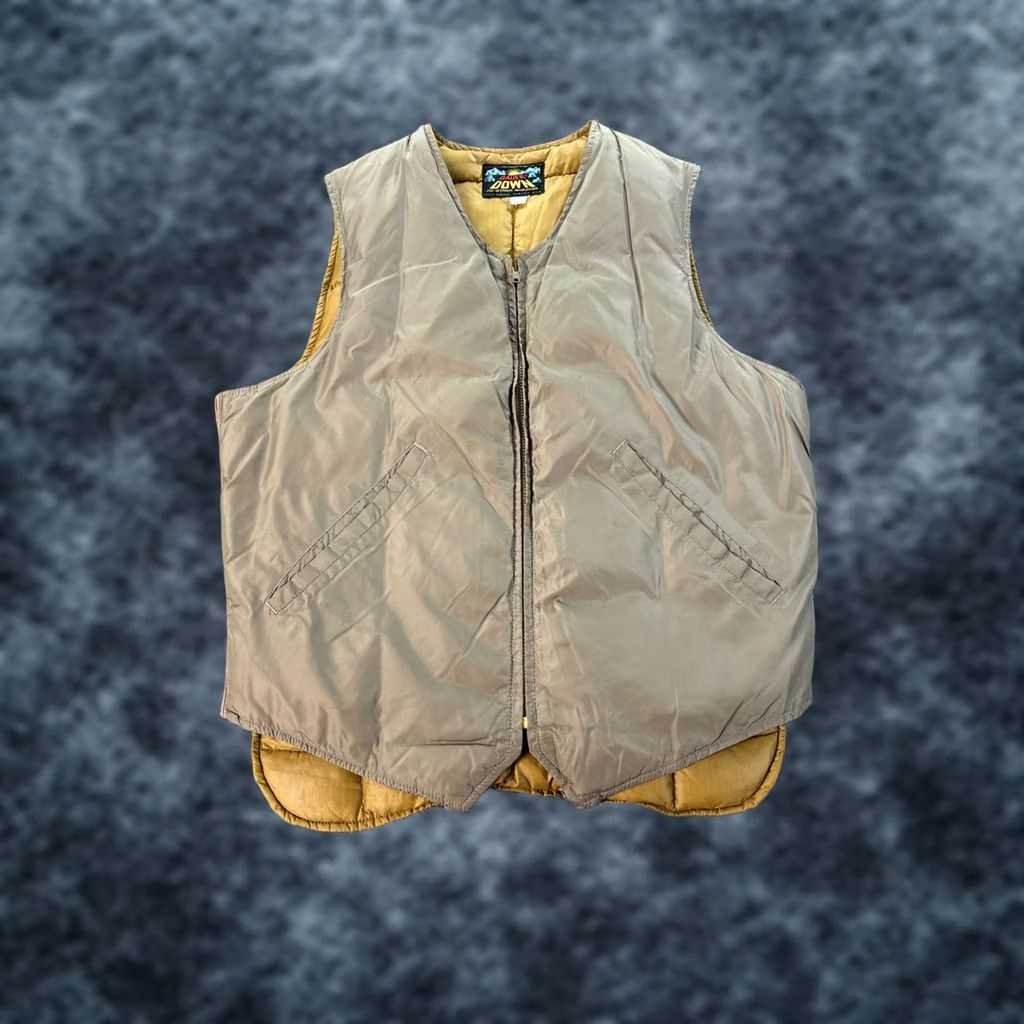 Eddie Bauer VINTAGE Eddie Bauer Vest Down Quilted Brown S/M Brown Men Vest S Down Talon 60s 70s Truevintage Size US S / EU 44-46 / 1 - 1 Thumbnail
