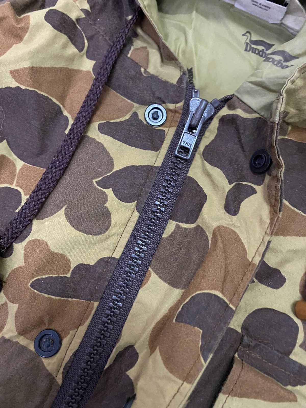 Vintage 💥Vintage 80s Goretex Duxbak Duck Camo Hoodie Size US M / EU 48-50 / 2 - 5 Thumbnail