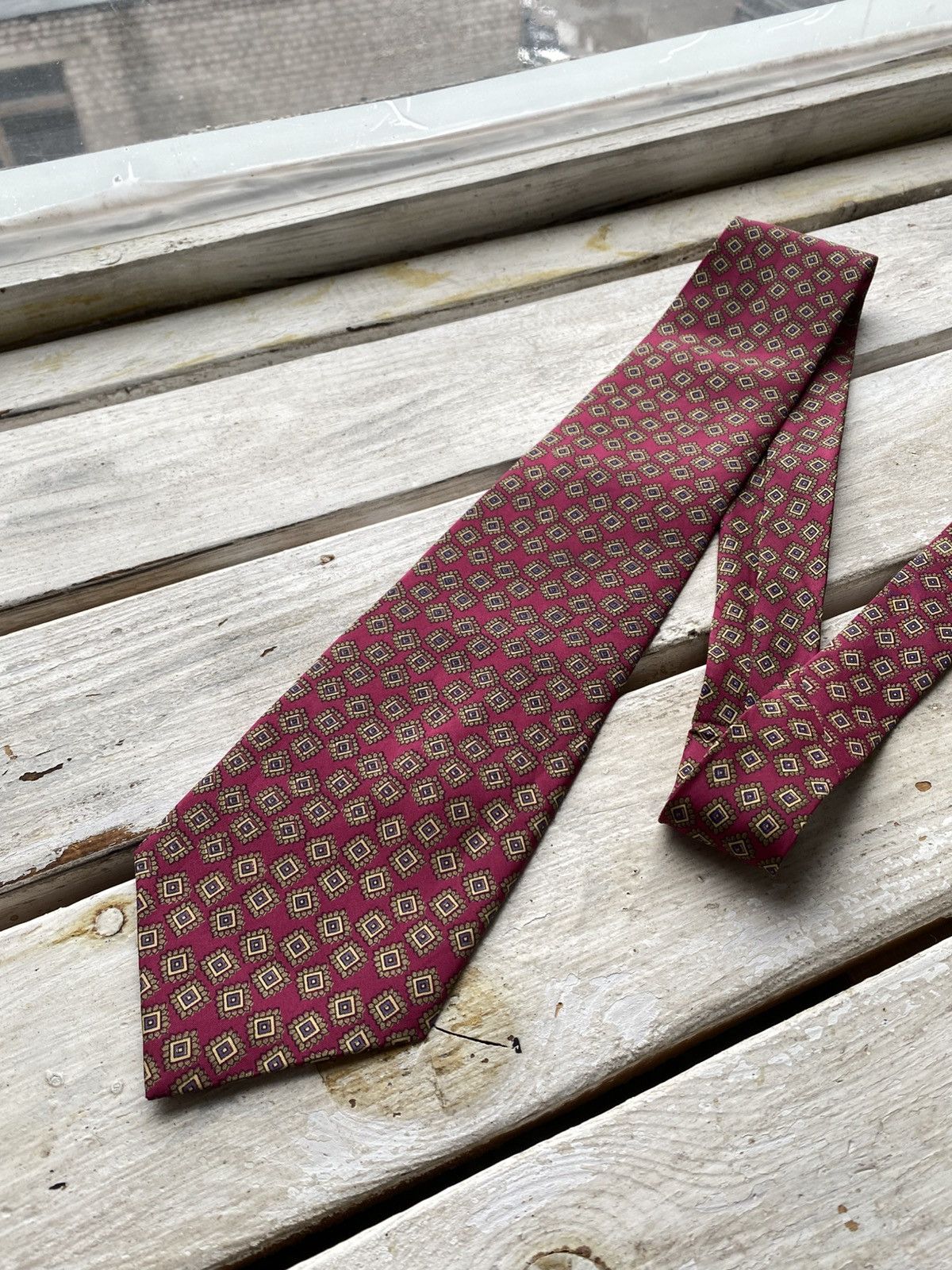 Designer × Stefano Ricci Stefano Ricci Men’s Tie Pure Silk Geometric Size ONE SIZE - 2 Thumbnail