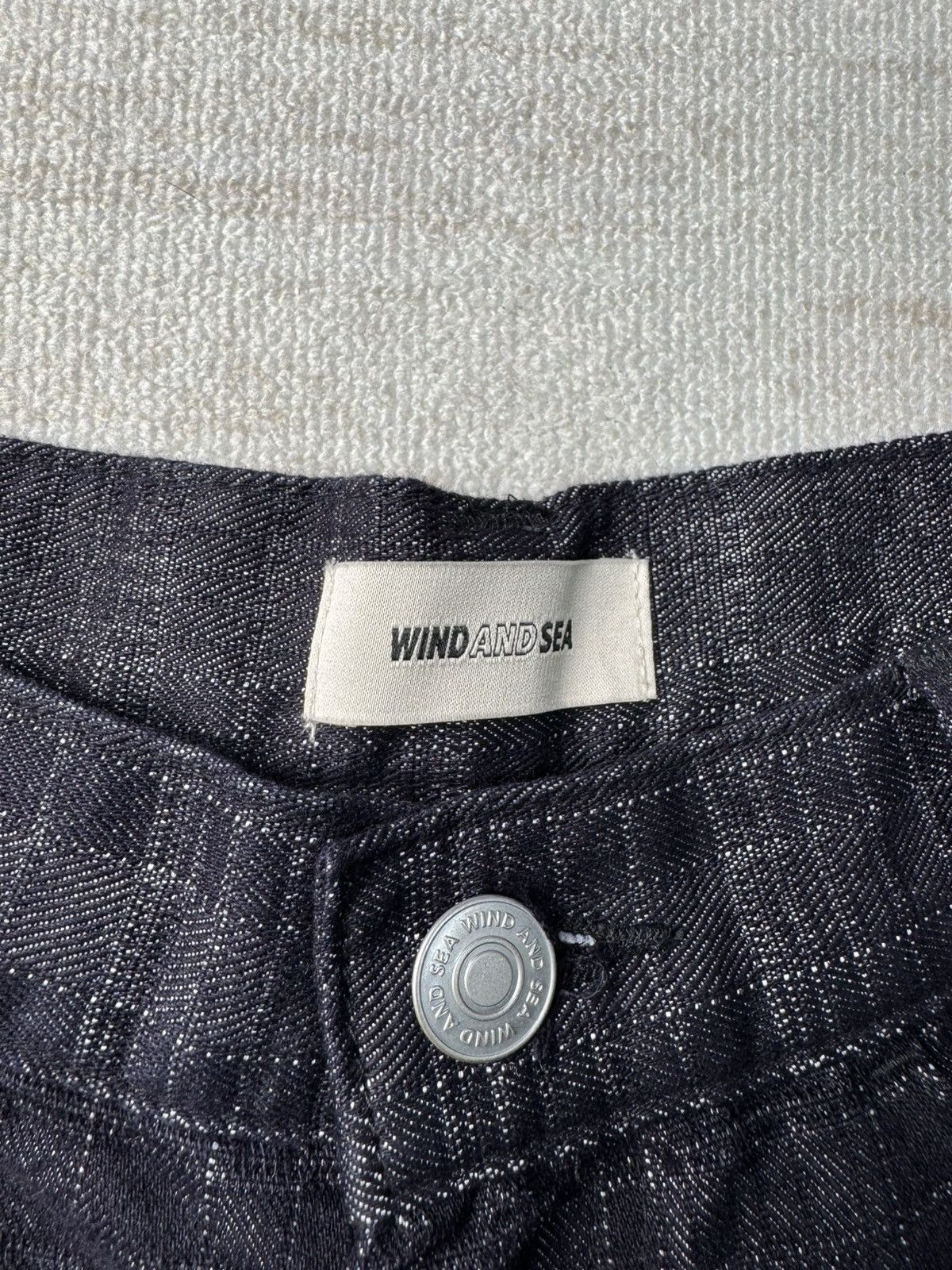 Japanese Brand Wind and sea plaid pattern denim shorts Size US 32 / EU 48 - 4 Thumbnail