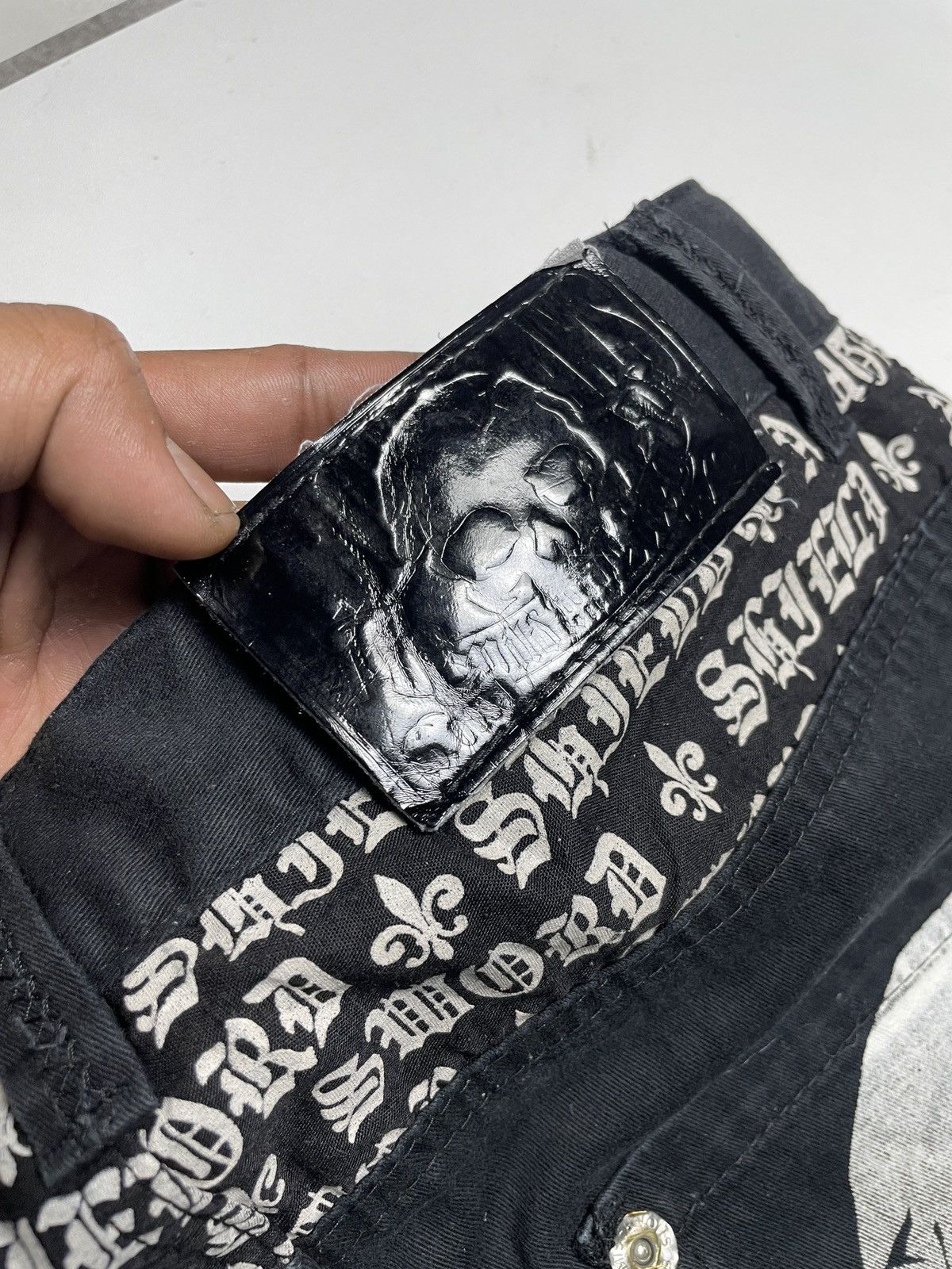 If Six Was Nine 2000’s Nothing Changes Unless I Act - Gothic Pants Size US 29 - 10 Thumbnail