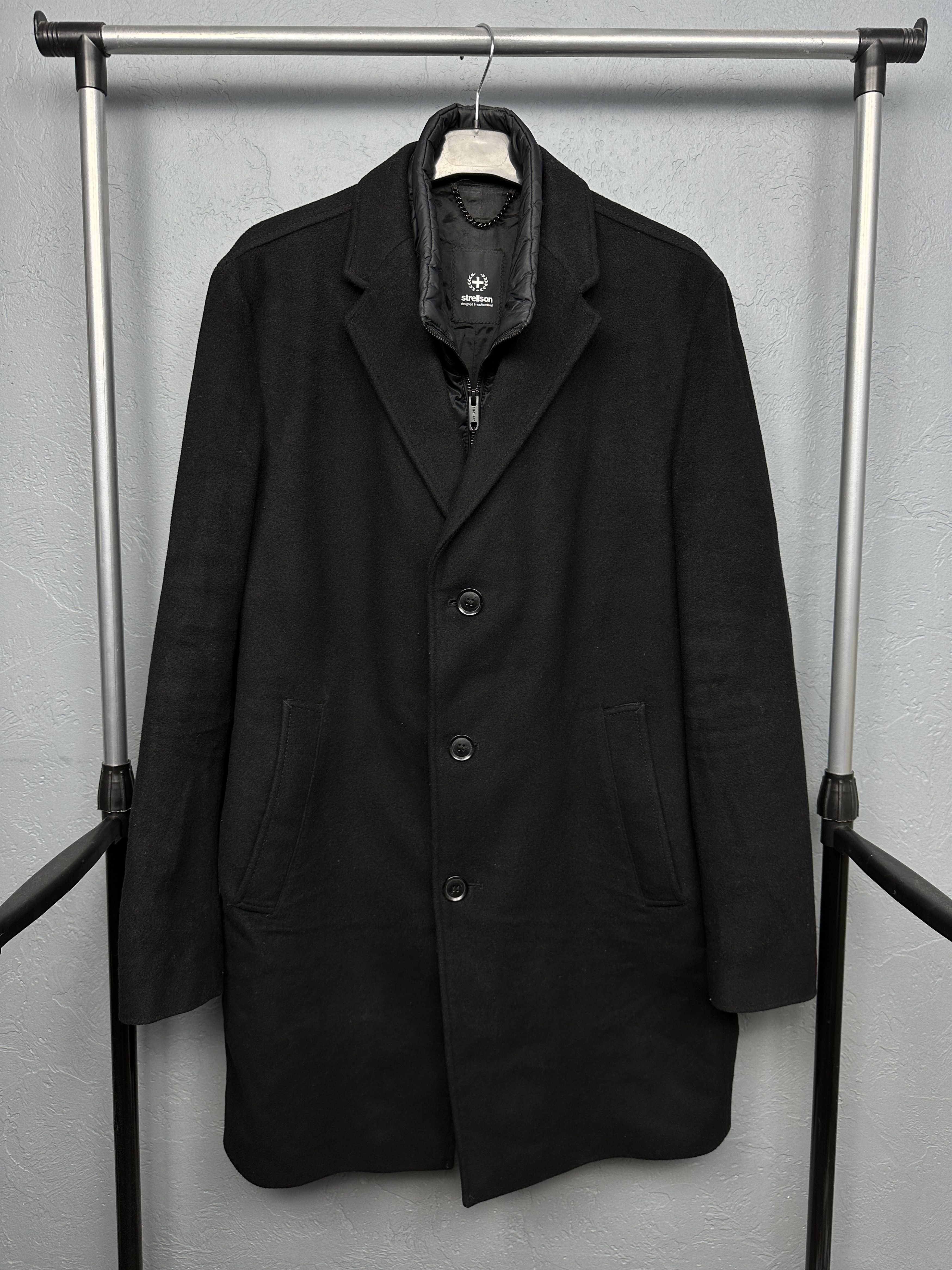Strellson Mens Wool Cashmere Coat Jacket
