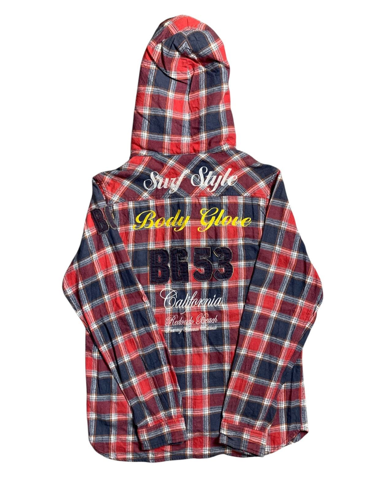 Beauty Beast BG53 FAUX SHIRT HOODIE POEM TARTAN IFSIX LGB JUNYA CDG STYLE Size US L / EU 52-54 / 3 - 2 Thumbnail