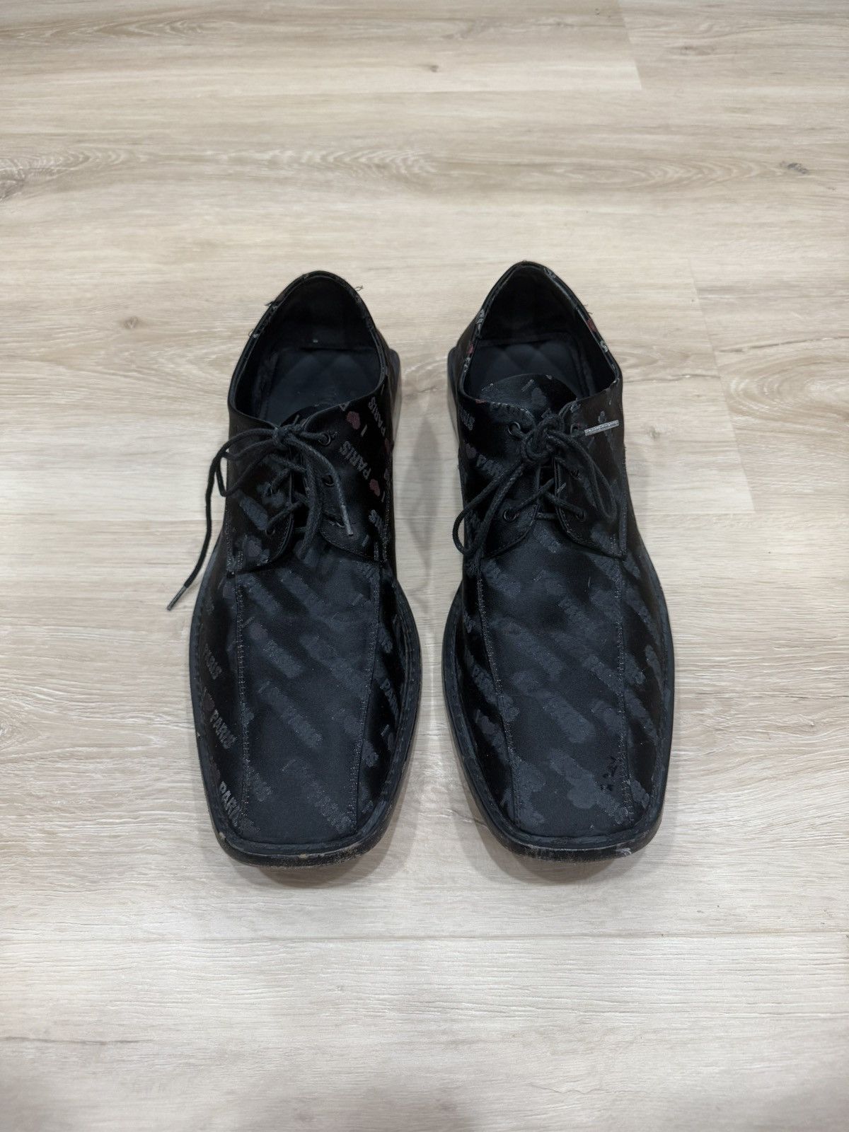 Balenciaga Balenciaga I Heart Paris Canvas Loafers Size US 11 / EU 44 - 1 Thumbnail
