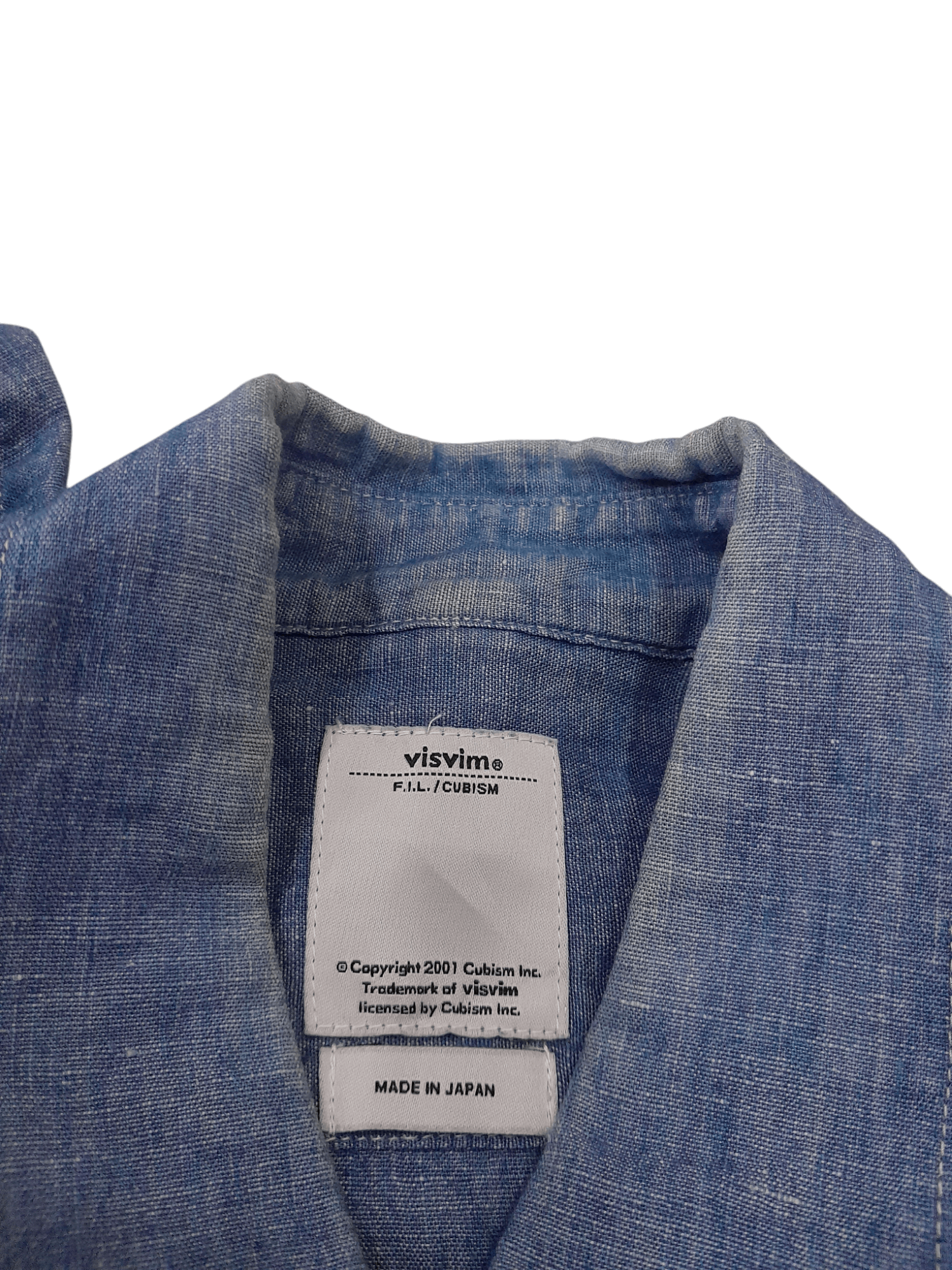 Visvim Visvim Hiroki Nakamura Japan Selvedge Chambray (F418) Size US M / EU 48-50 / 2 - 3 Thumbnail