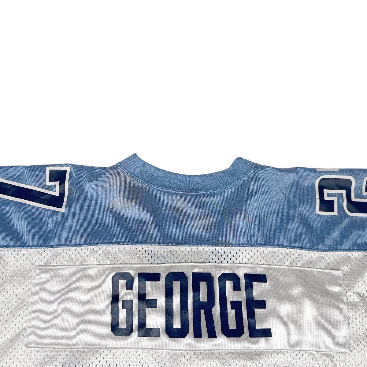 Nike VTG Nike Team Eddie George Tennessee Titans #27 Jersey NFL Size US XL / EU 56 / 4 - 2 Thumbnail