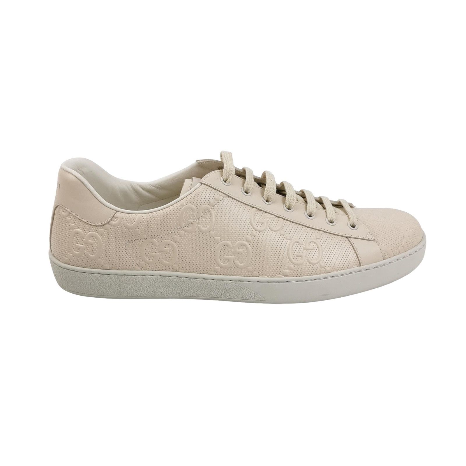Gucci Gucci GG Perforated Leather Ace Sneakers 48 Size US 15 / EU 48 - 1 Thumbnail