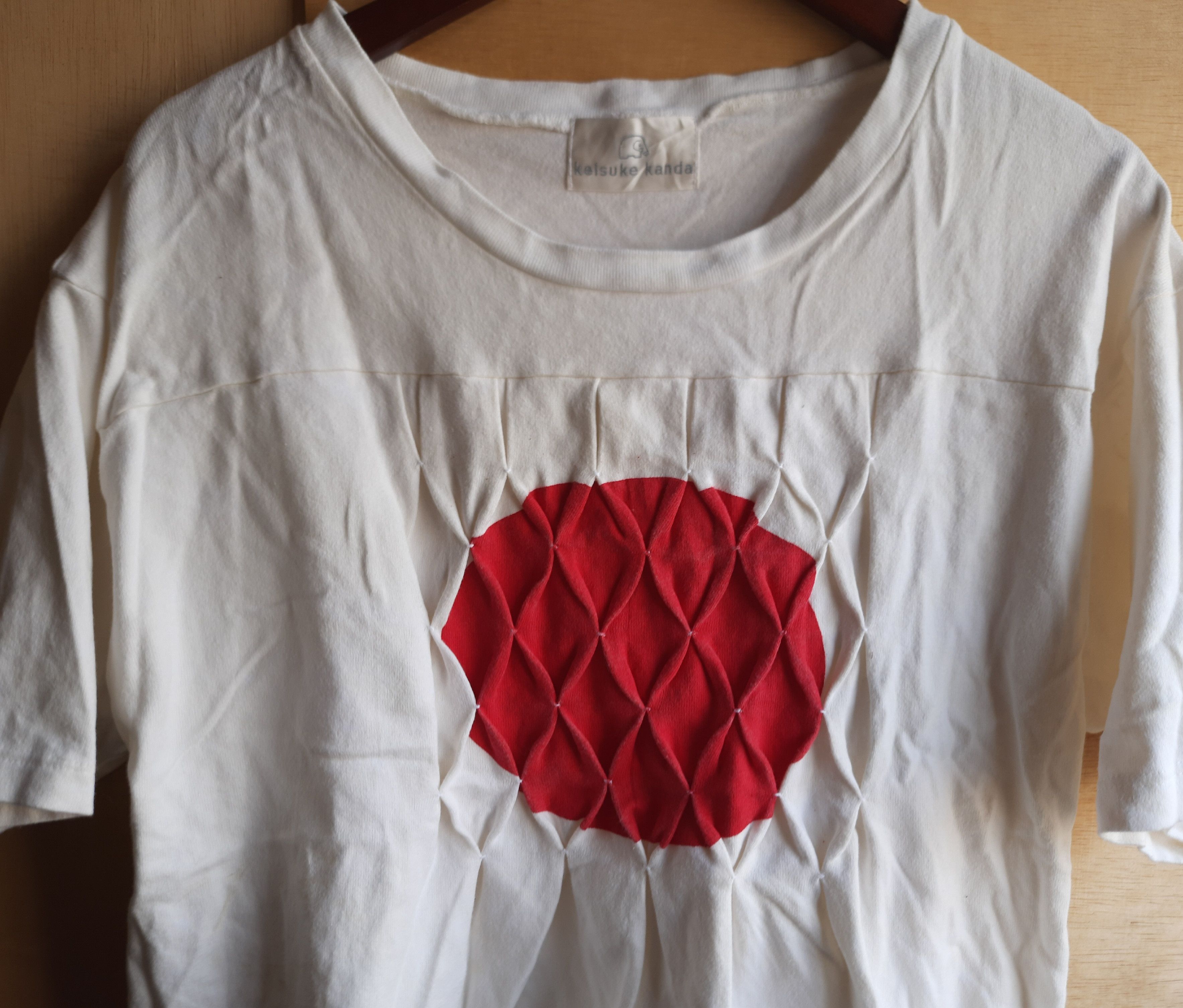 Japanese Brand Keisuke Kanda Japan Flag T-Shirt Size US L / EU 52-54 / 3 - 3 Thumbnail