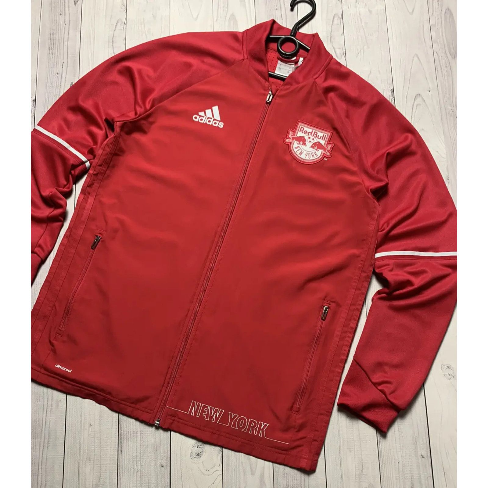 Adidas New York Red Bulls Adidas Climacool Jacket L MLS NWOT Size US L / EU 52-54 / 3 - 6 Thumbnail