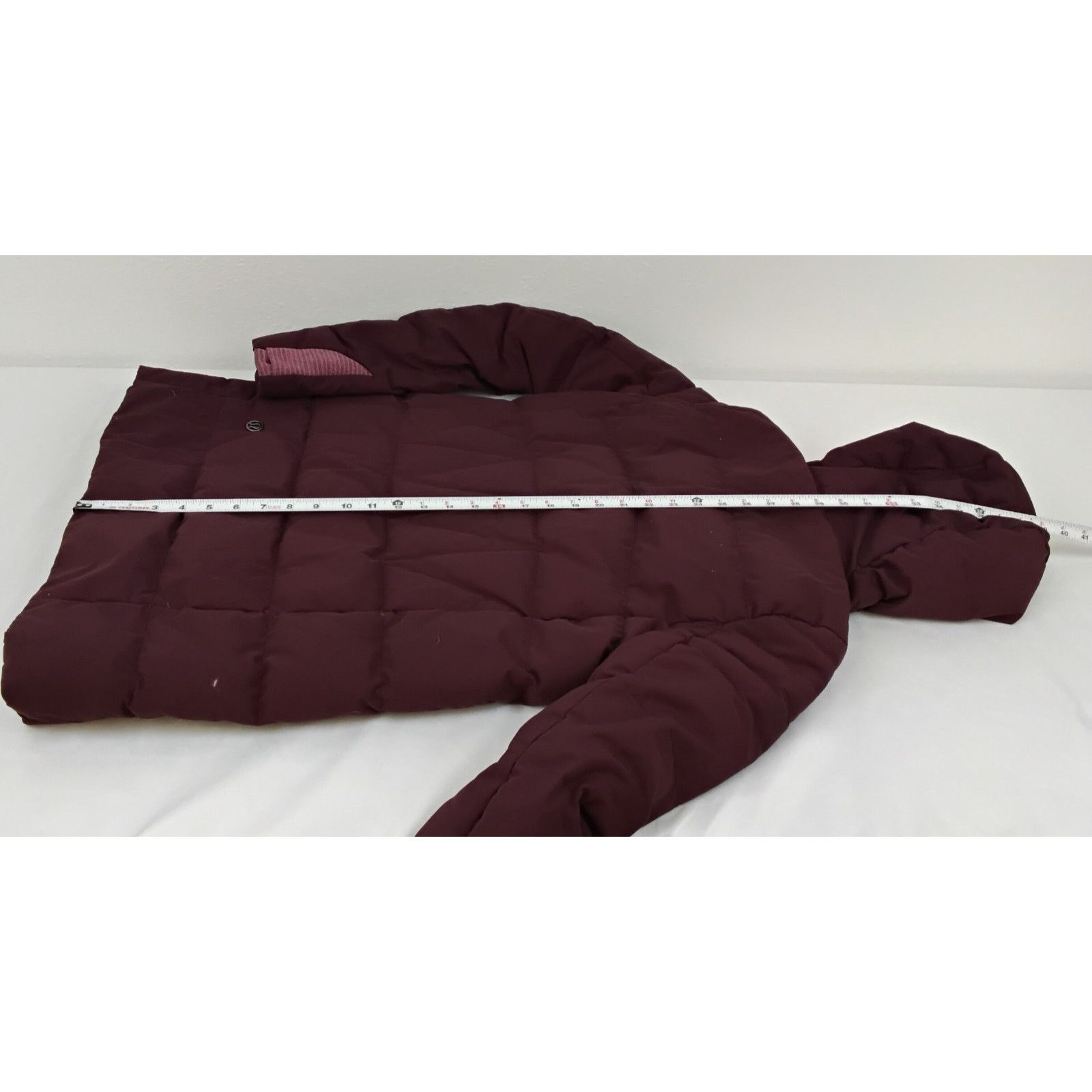 Lululemon Lululemon Down Jacket Women's 6 Maroon Red Hooded Full Zip Size M / US 6-8 / IT 42-44 - 12 Thumbnail
