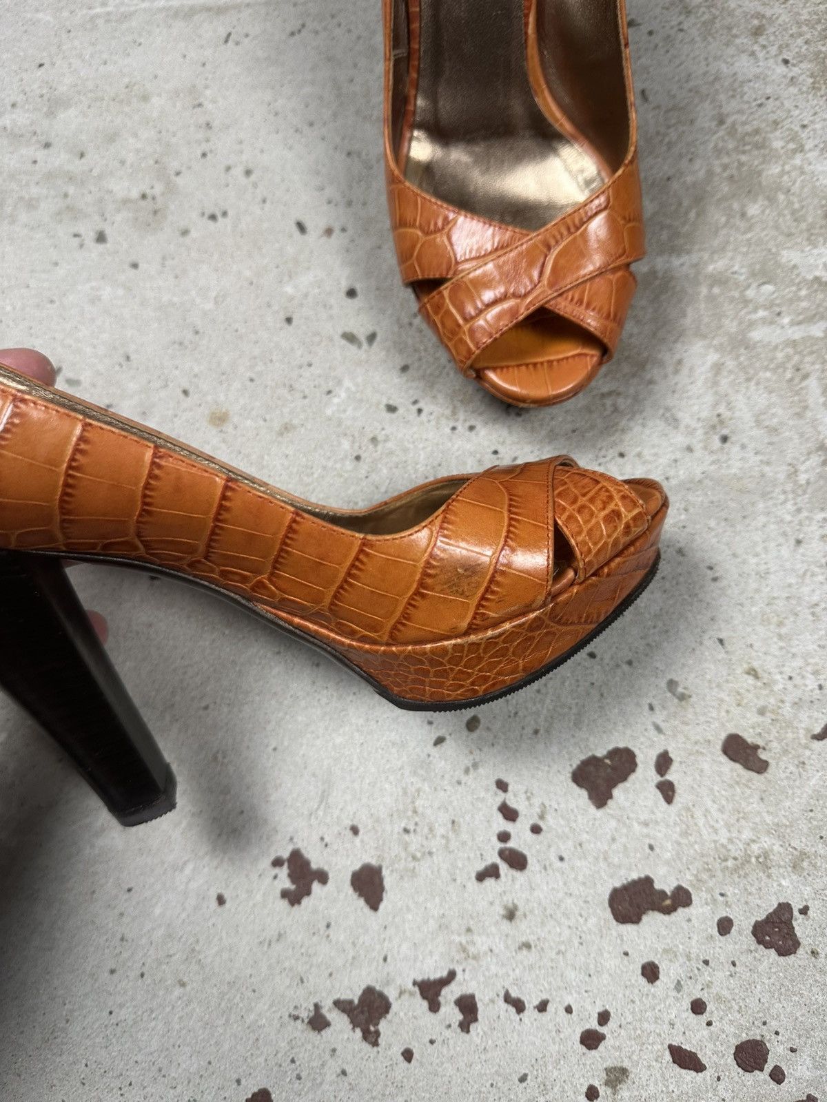 Just Cavalli 2000s Just Cavalli Genuine Leather Heels Animal Boots Size US 6 / IT 36 - 6 Thumbnail
