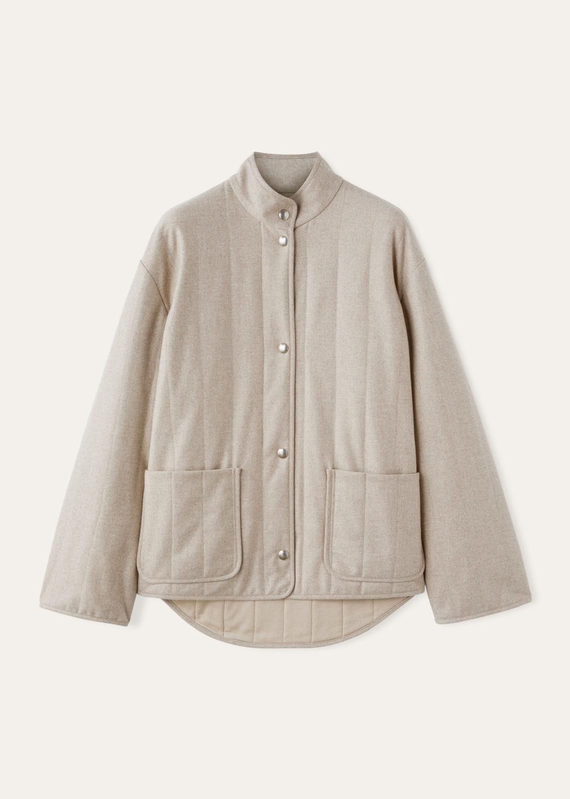 Loro Piana o1srvl11e0125 FAO0555 Briag Jacket in Beige Size L / US 10 / IT 46 - 1 Thumbnail