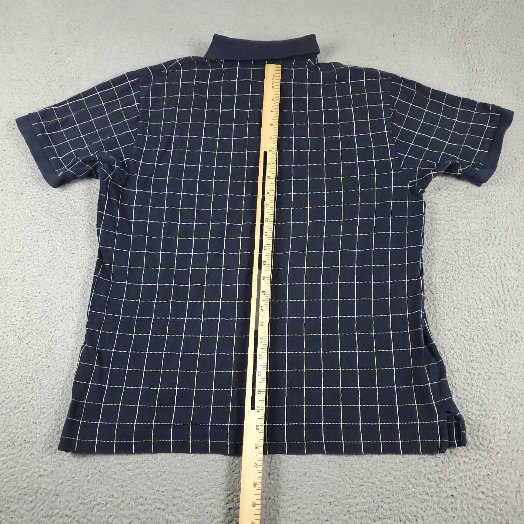 Nautica VINTAGE? No — Nautica Polo Shirt Mens Large Blue Check Short Sleeve Casual Polo Shirt L Blue Nautica Men's Polo 90s Preppy Style Size US L / EU 52-54 / 3 - 3 Thumbnail