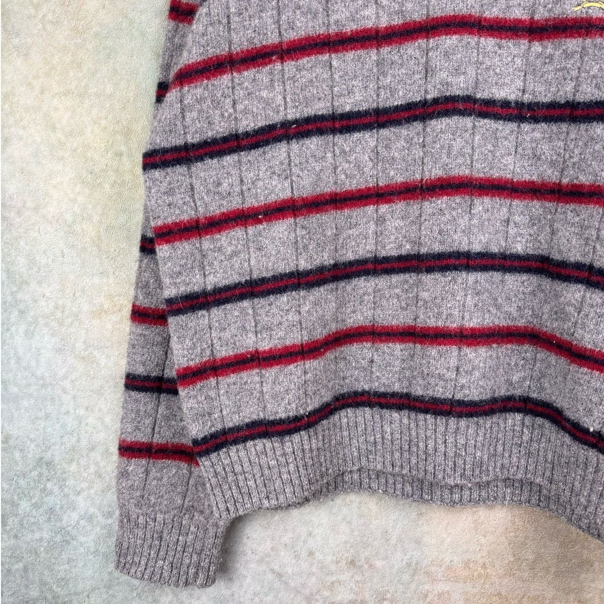 Tommy Hilfiger × Vintage VTG Tommy Hilfiger Striped Sweater Mens XL 100% Wool Size US XL / EU 56 / 4 - 6 Thumbnail