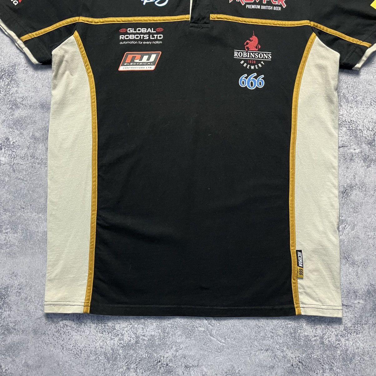 Iron Maiden Peter Hickman Racing Hicky 666 The Trooper Iron Maiden Polo Size US L / EU 52-54 / 3 - 3 Thumbnail
