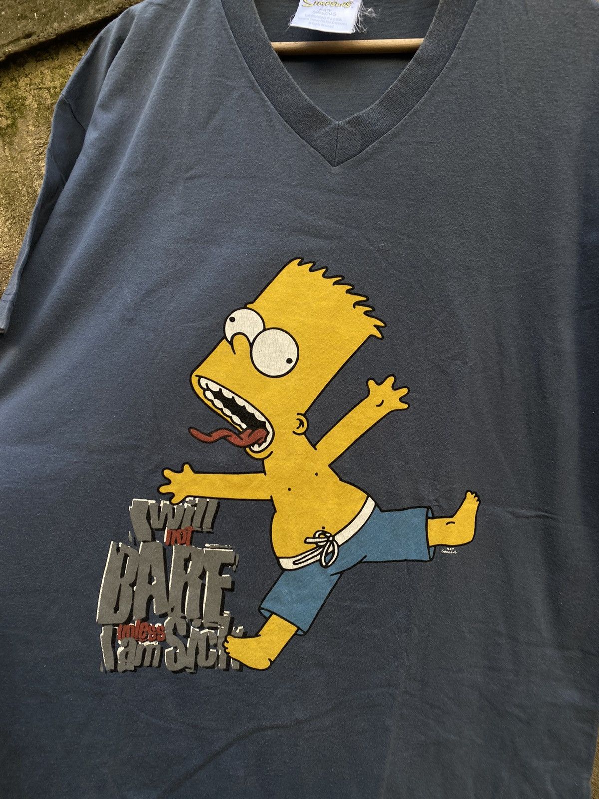 Cartoon Network × The Simpsons × Vintage Vintage 2002 The Simpsons Bart Simpson T-Shirt Size US L / EU 52-54 / 3 - 5 Thumbnail