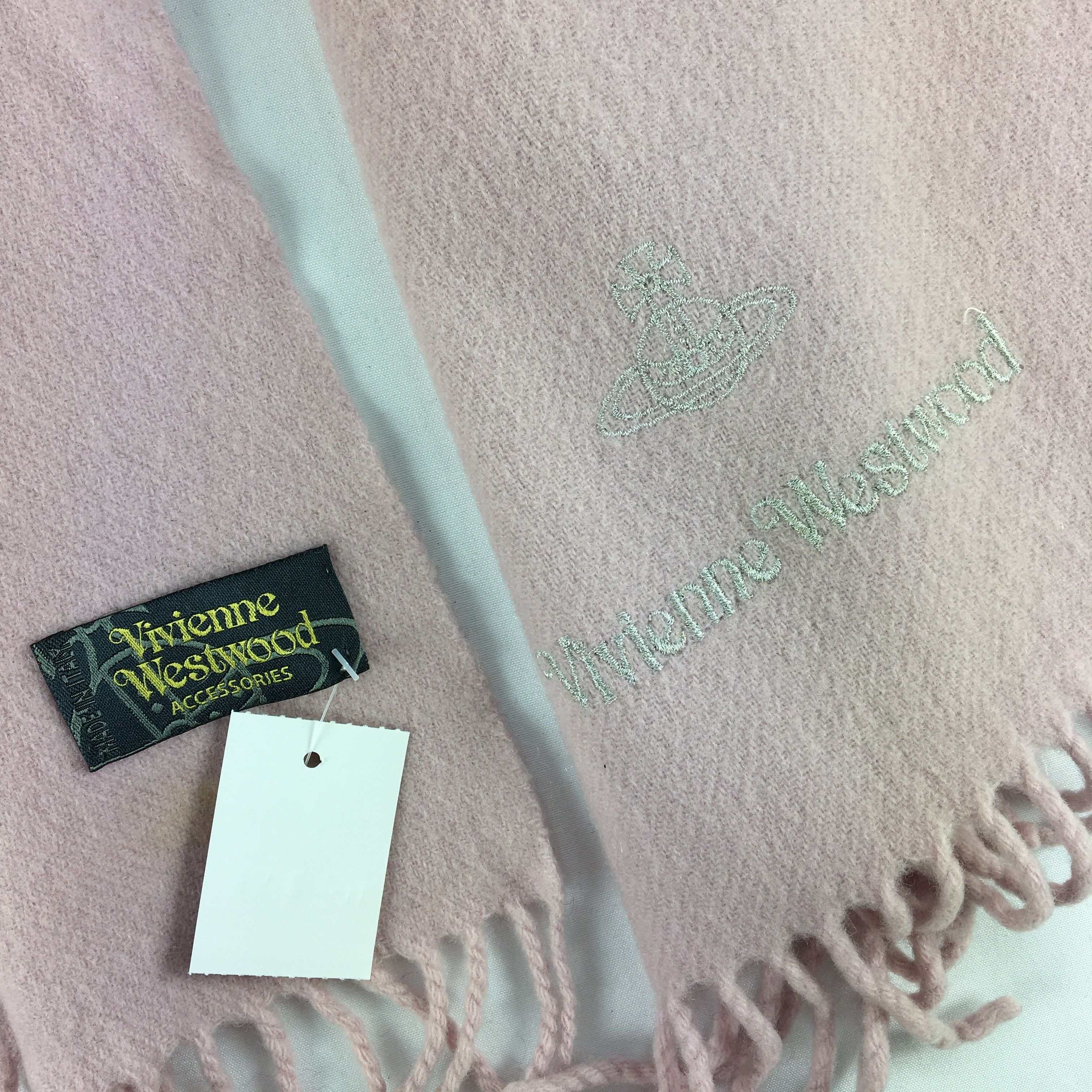 Vivienne Westwood Vintage Vivienne Westwood Scarf Muffler Orbs Wool Scarves Size ONE SIZE - 4 Thumbnail