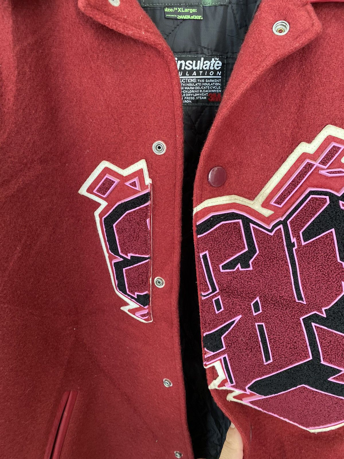 Swagger AW2001 Swagger iconic Cav Empt Design Leather varsity Size US XL / EU 56 / 4 - 13 Thumbnail