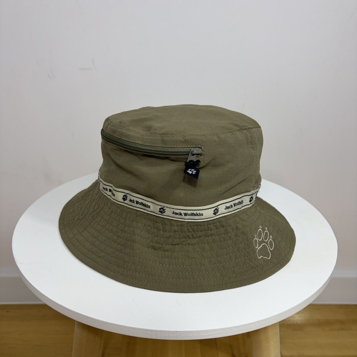 Jack Wolfskin Jack Wolfskin Khaki Panama Bucket Hat Gorpcore Outdoor Size ONE SIZE - 1 Thumbnail