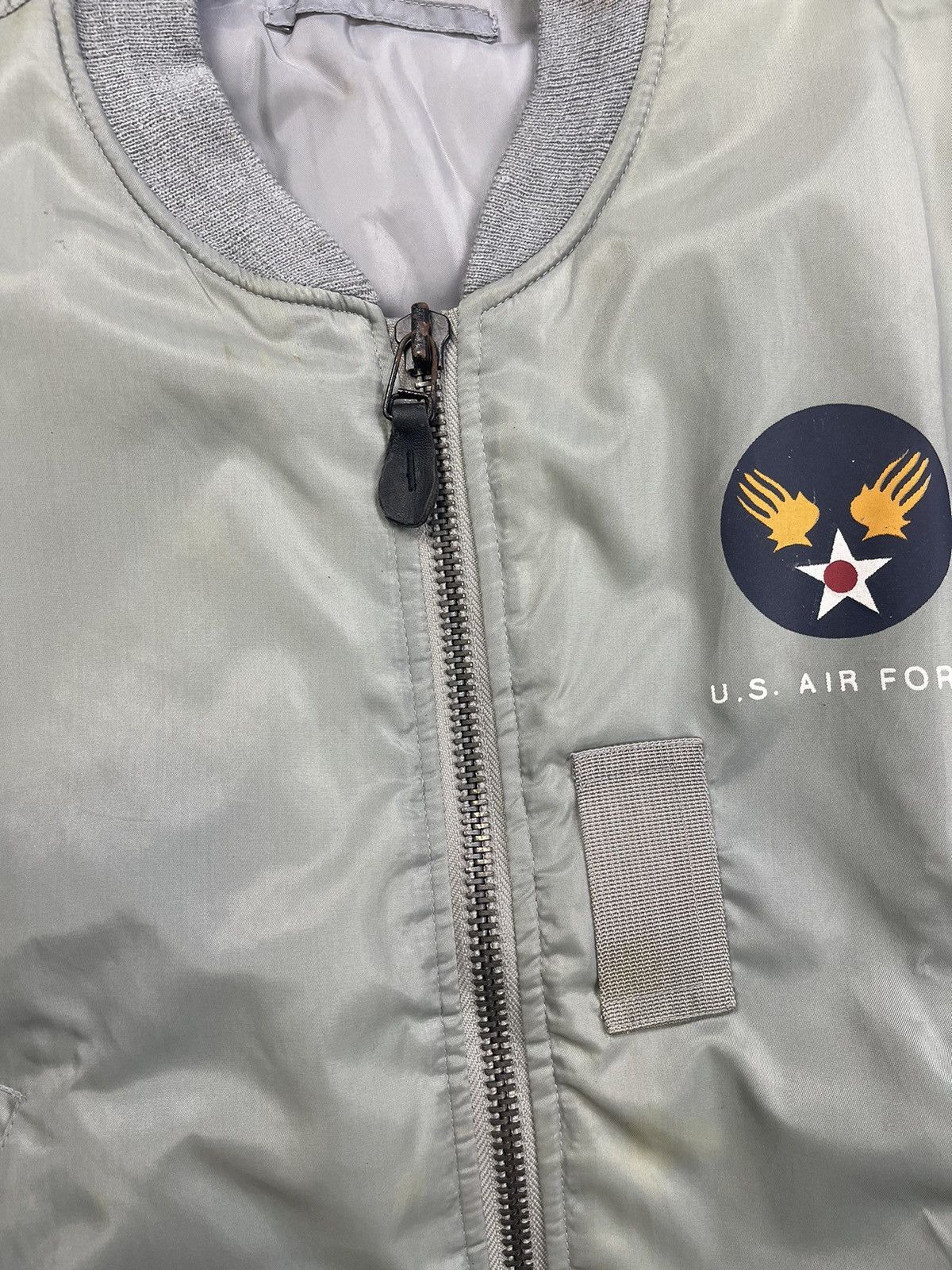 Alpha Industries Vintage USAF Llyer’s Man Intermediate MA-1 Bomber Vest Size US L / EU 52-54 / 3 - 13 Thumbnail