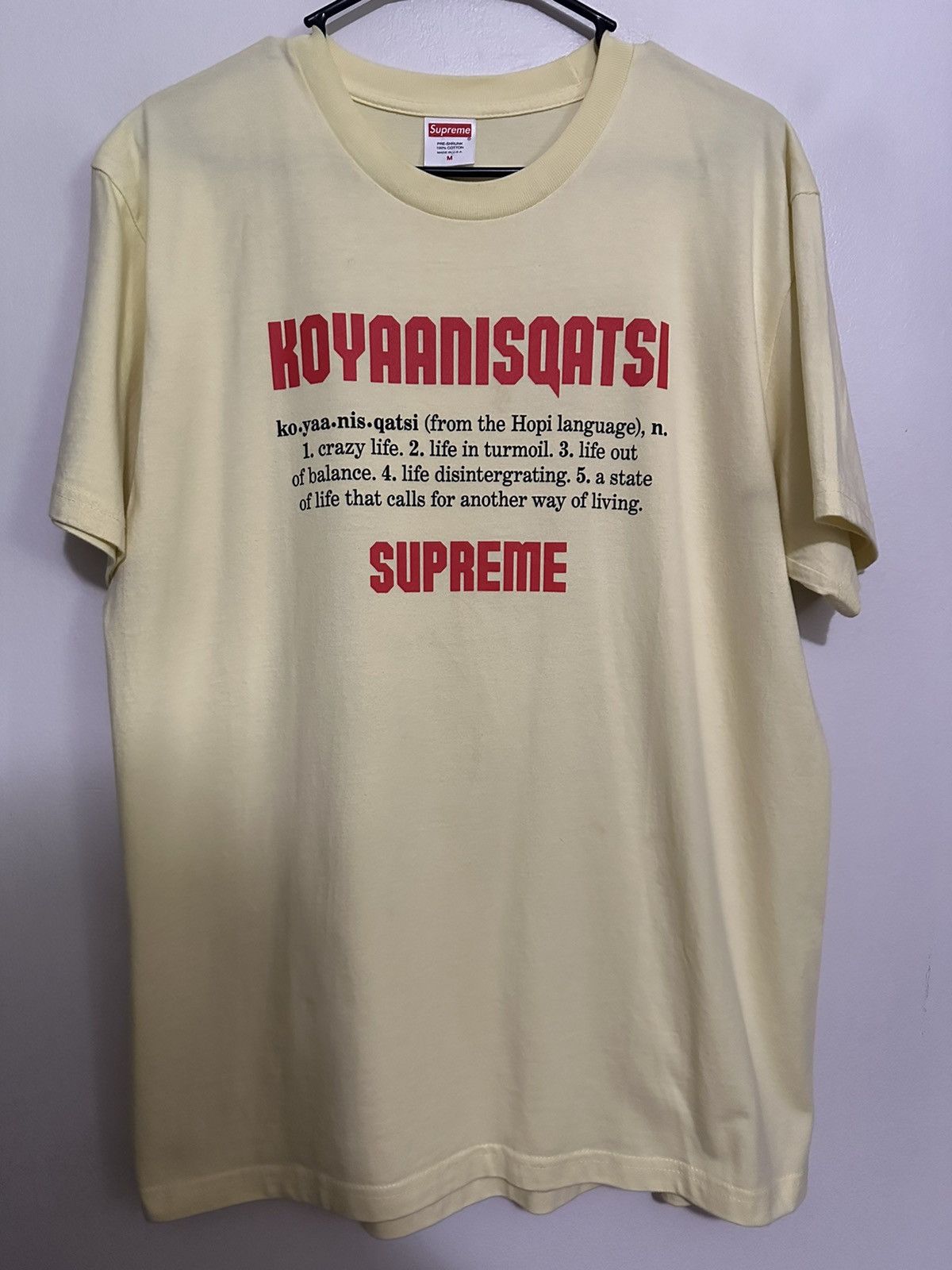 Supreme Supreme Koyaanisqatsi Tee Size US M / EU 48-50 / 2 - 1 Thumbnail