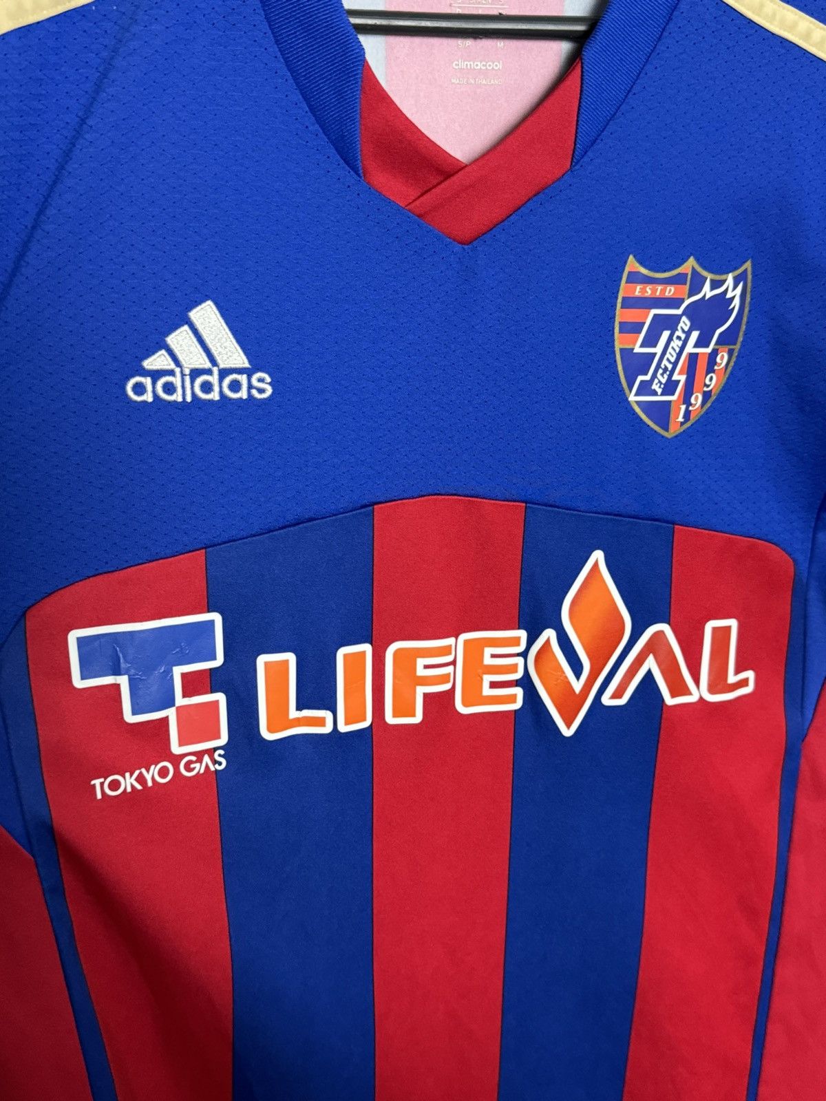 Adidas FC Tokyo 13/14 Football Soccer Jersey T-Shirt Size US S / EU 44-46 / 1 - 3 Thumbnail