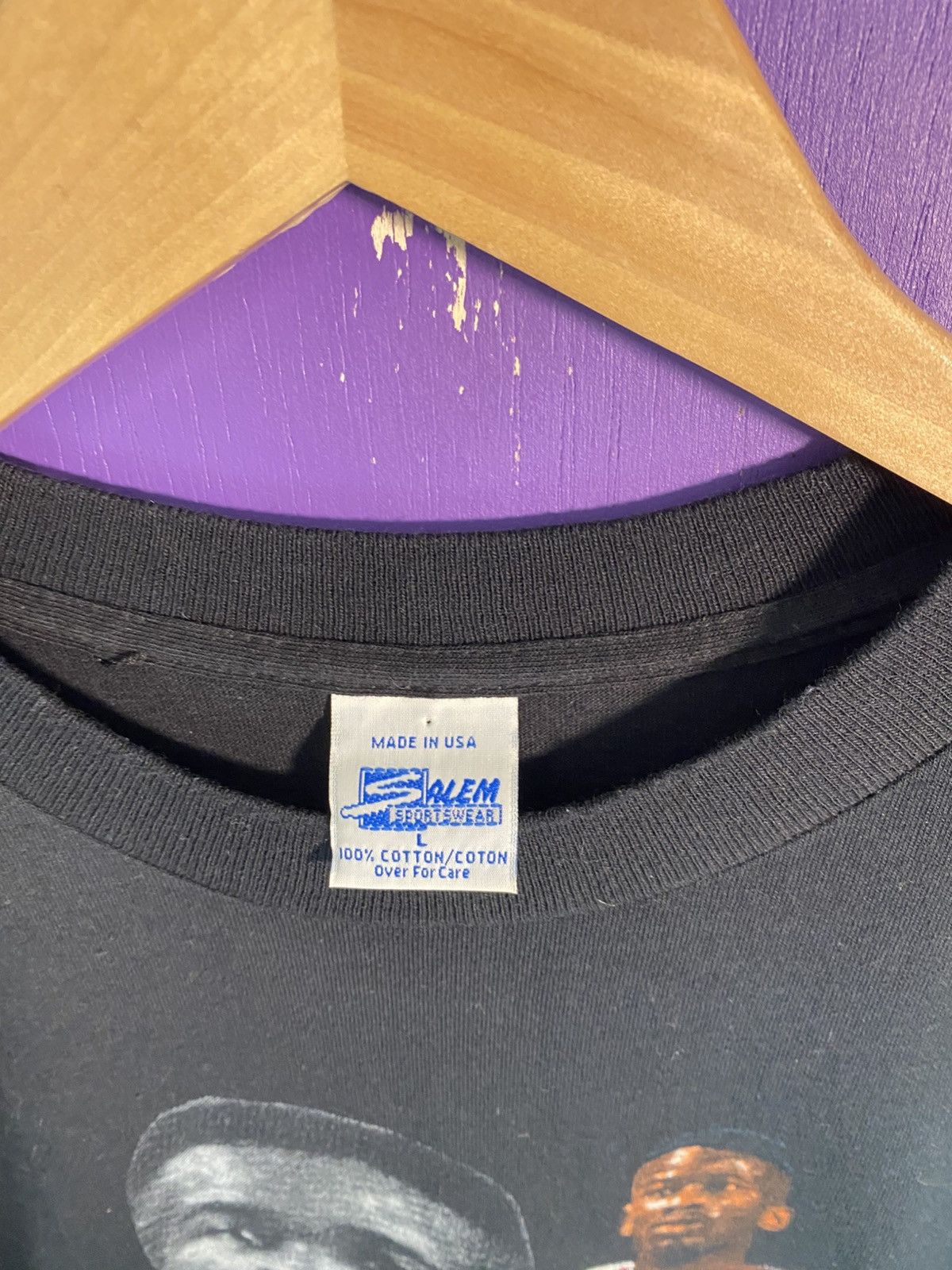 Salem Sportswear Vintage 90s Salem trailblazers Robert Pac-man player tee Size US L / EU 52-54 / 3 - 4 Thumbnail