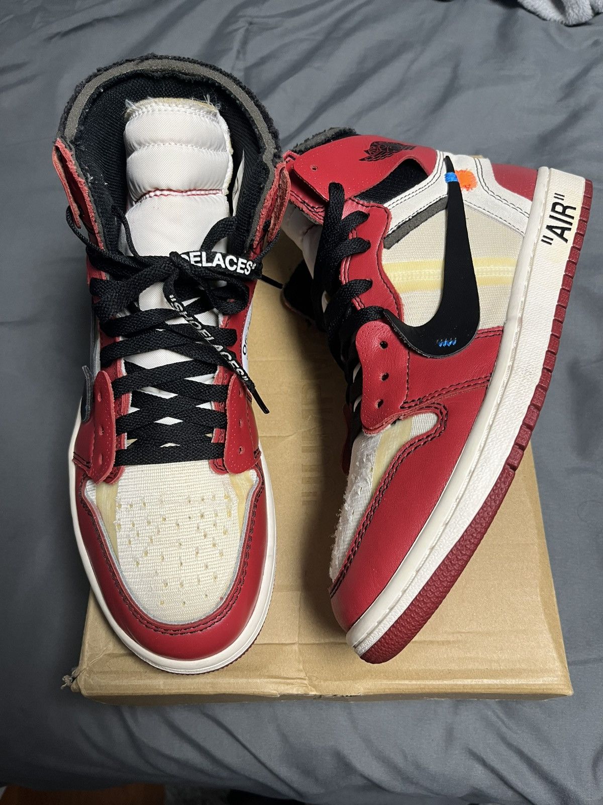 Jordan Brand × Off-White Off white Chicago 1s Size US 8.5 / EU 41-42 - 1 Thumbnail