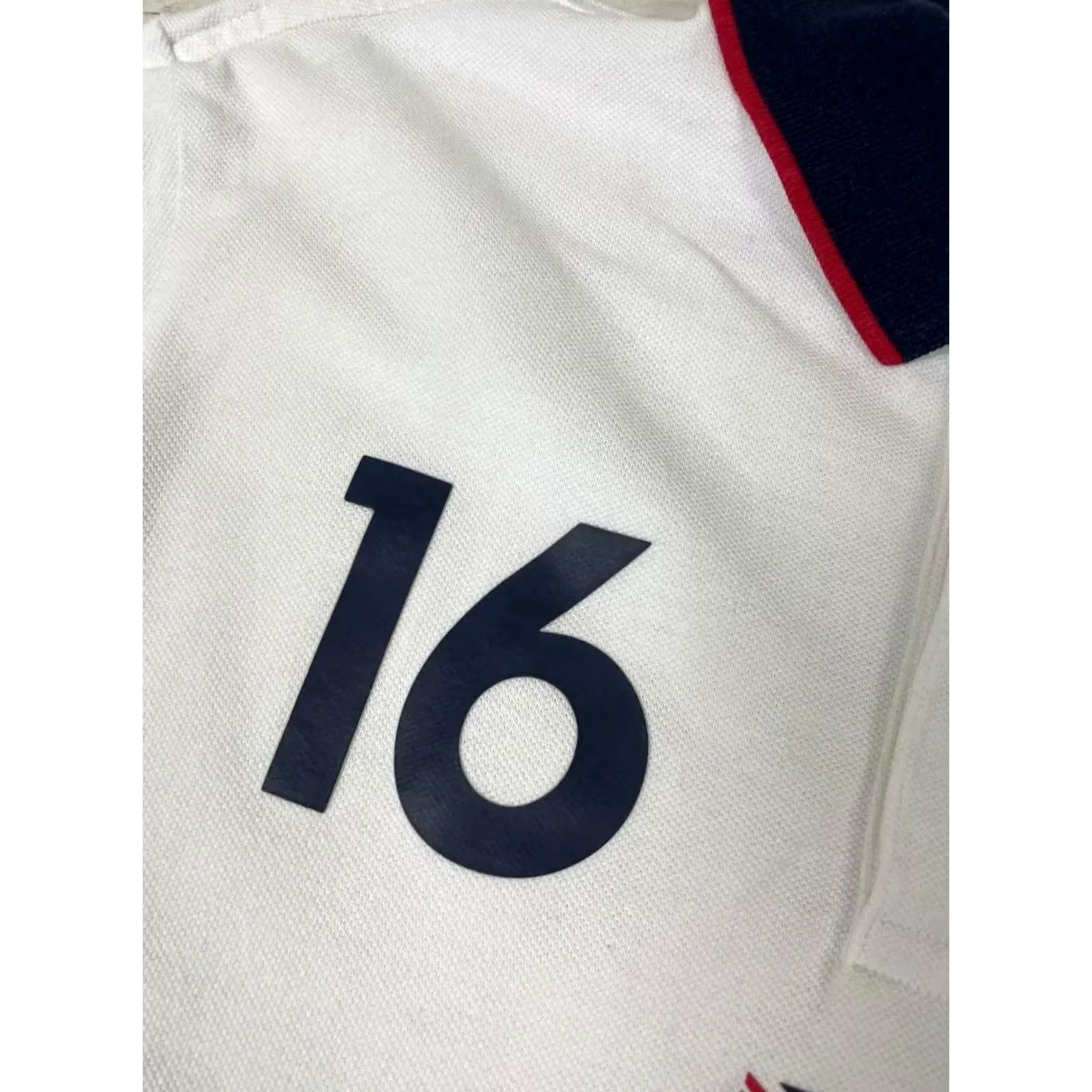 Polo Ralph Lauren VINTAGE Polo Ralph Lauren Polo Shirt Rugby Polo Shirt Men L White GBR Great Britain Shirt Men L White Rugby 70s 80s 90s Size US L / EU 52-54 / 3 - 7 Thumbnail