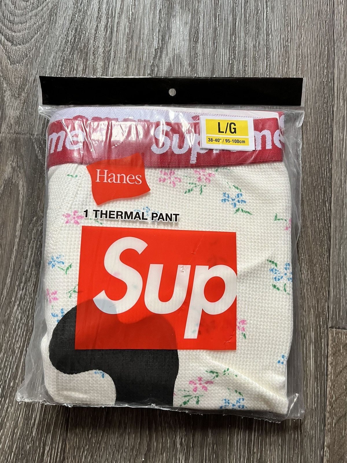 Hanes × Supreme Bone Thermal Pants Floral Size US 34 / EU 50 - 2 Thumbnail