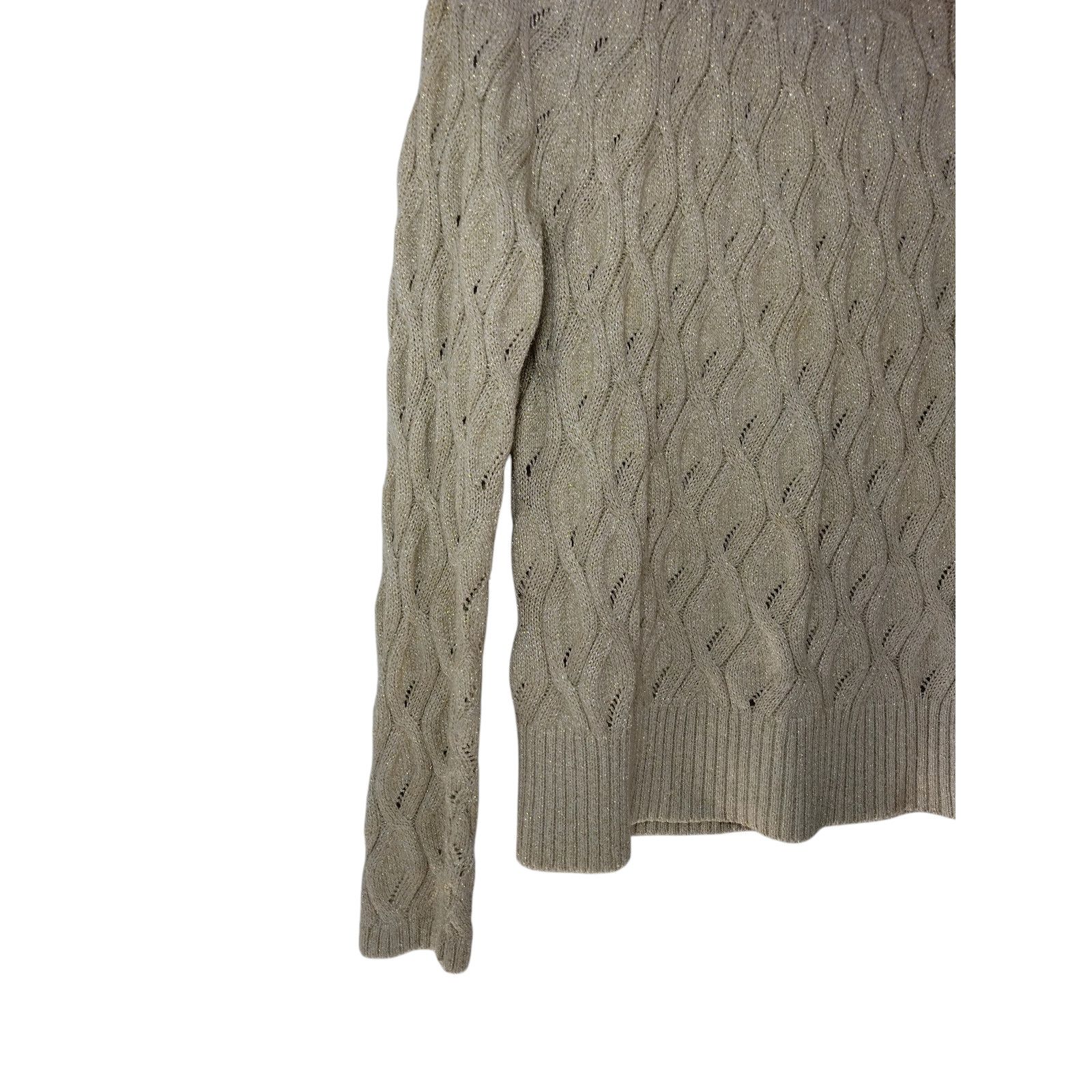 Ann Taylor NWOT Ann Taylor LOFT Sweater Lg Sleeve Crew Neck Gold Sz Md Size M / US 6-8 / IT 42-44 - 12 Thumbnail