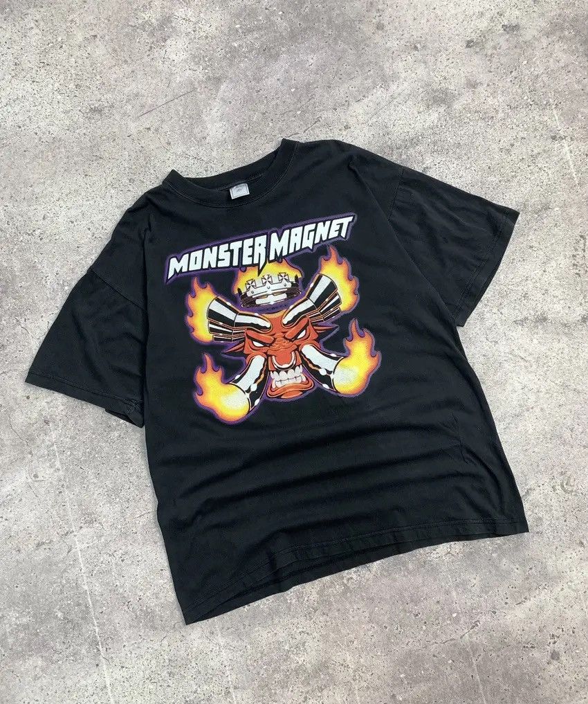 Japanese Brand × Vintage Vintage T-shirt Y2K sk8 street style Monster Magnet Size US L / EU 52-54 / 3 - 4 Thumbnail
