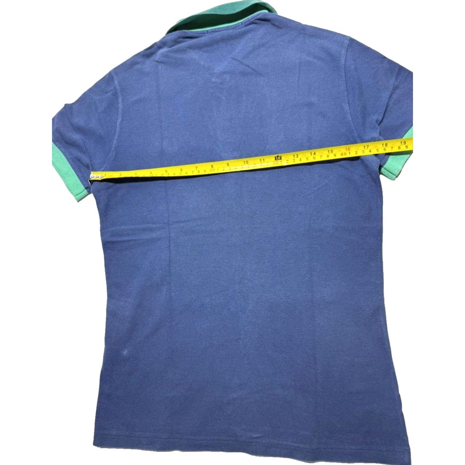 Fred Perry Fred Perry Polo Womens Blue With Green Trim Embroidered Laurel Size S Size S / US 4 / IT 40 - 4 Thumbnail