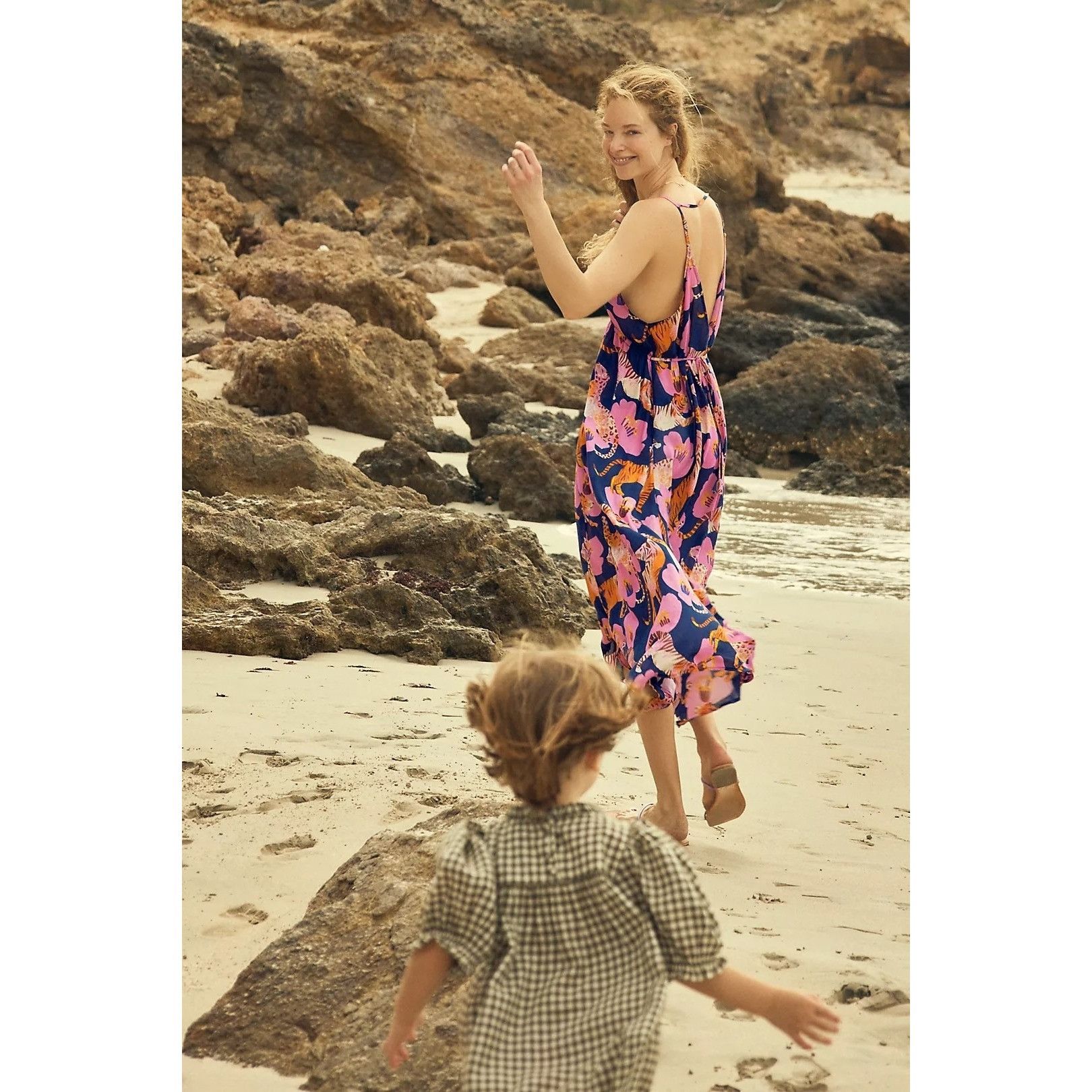 Anthropologie Anthropologie Claire Colin Wildlife Print Midi Dress Size XS / US 0-2 / IT 36-38 - 10 Thumbnail