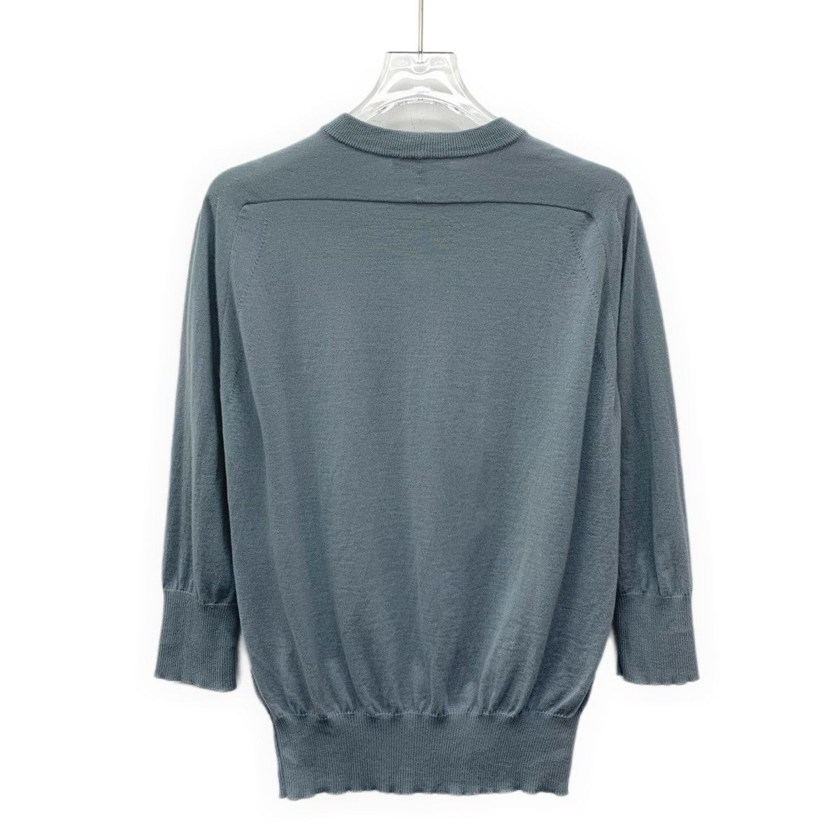 Loro Piana Loro Piana Blue Cashmere Long Sleeve Knit Sweater K26WX Size US XS / EU 42 / 0 - 2 Thumbnail