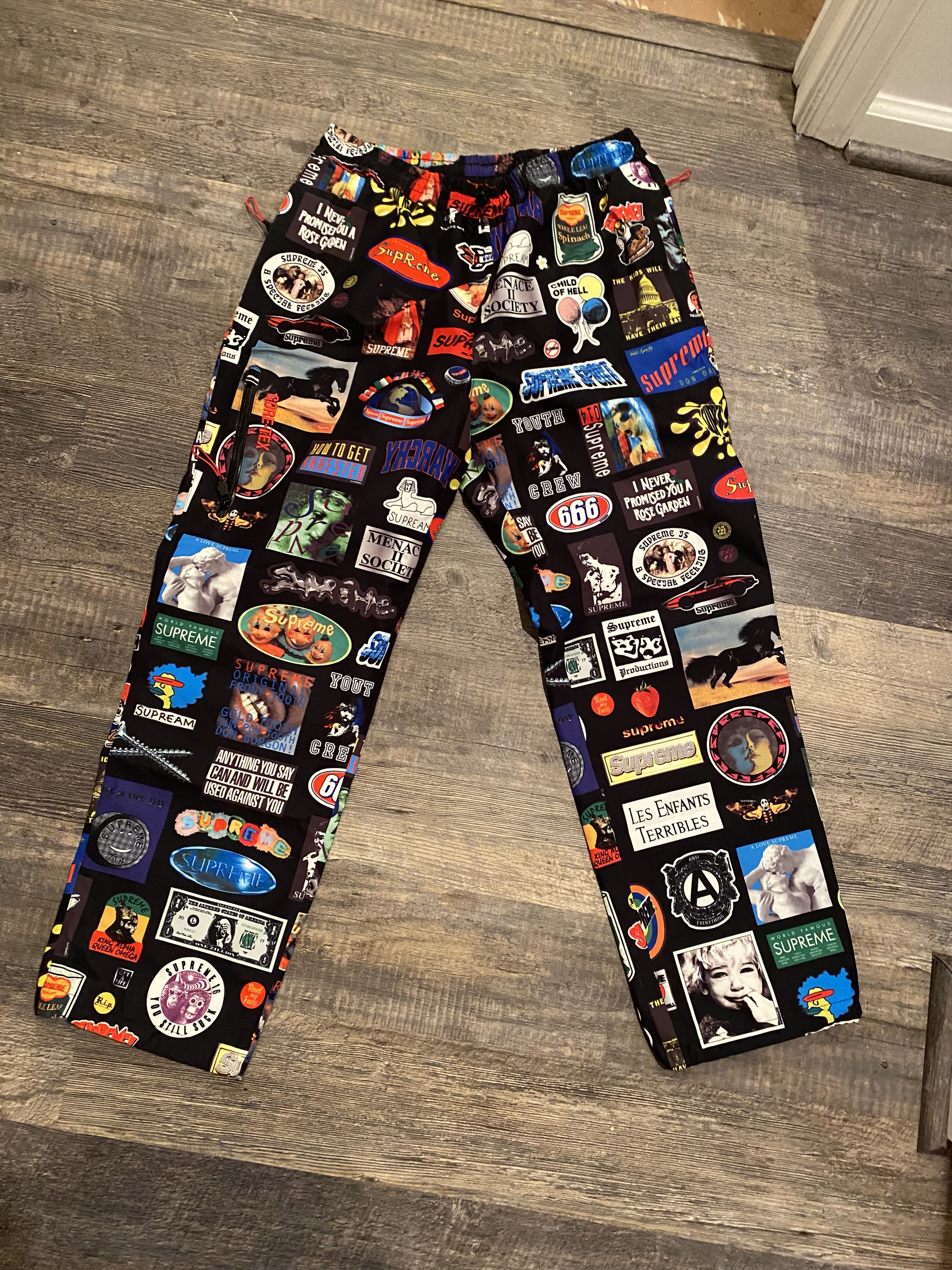 Supreme Supreme Snake Print Chino Pant Black Size 30 | Grailed