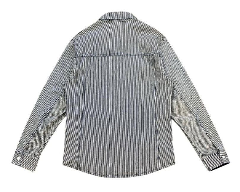 Japanese Brand Hickory Stripes Back Point Jacket Size US M / EU 48-50 / 2 - 2 Thumbnail