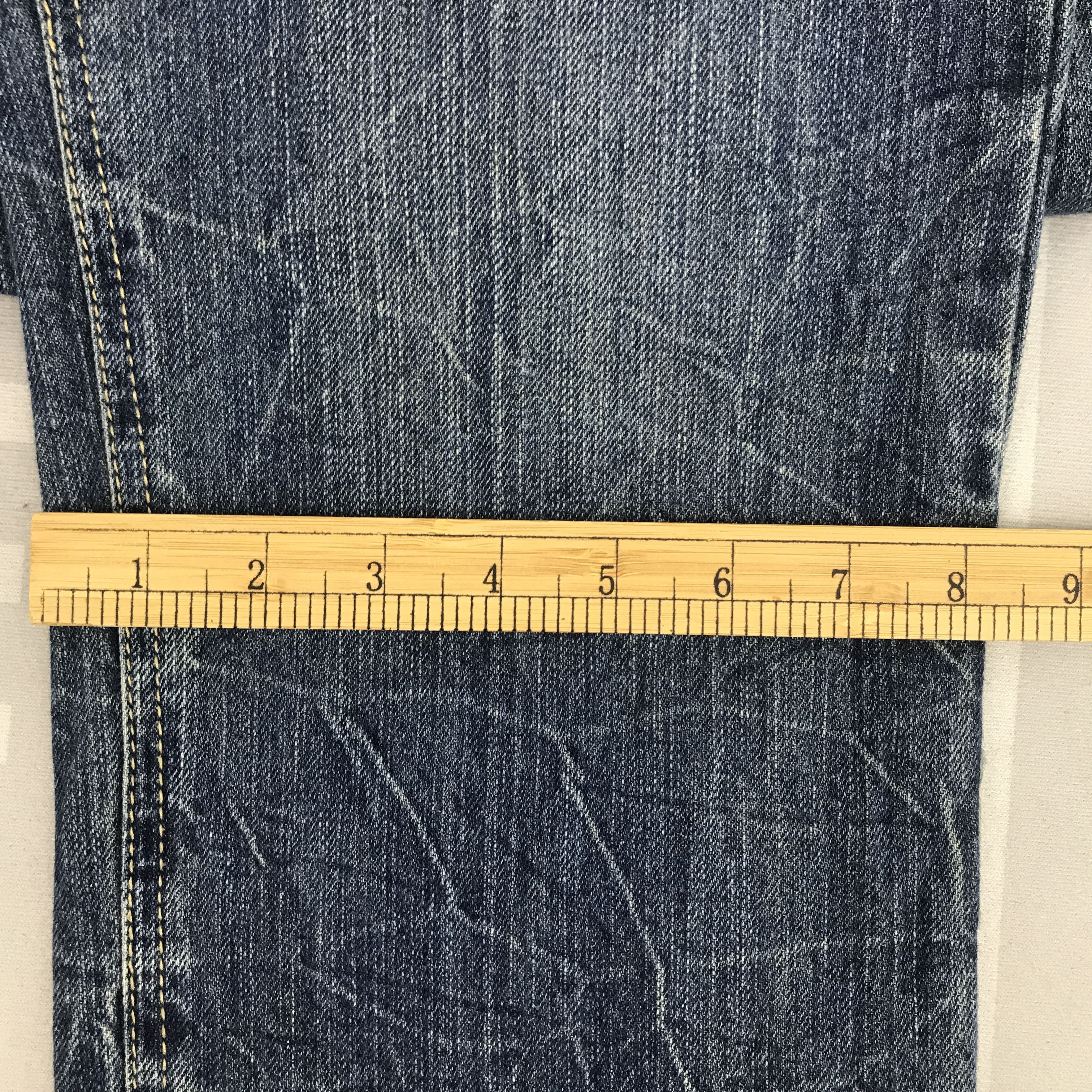 Japanese Brand × Vintage Vtg Double wais Japanese Brand Distressed Denim pants Size US 30 / EU 46 - 10 Thumbnail