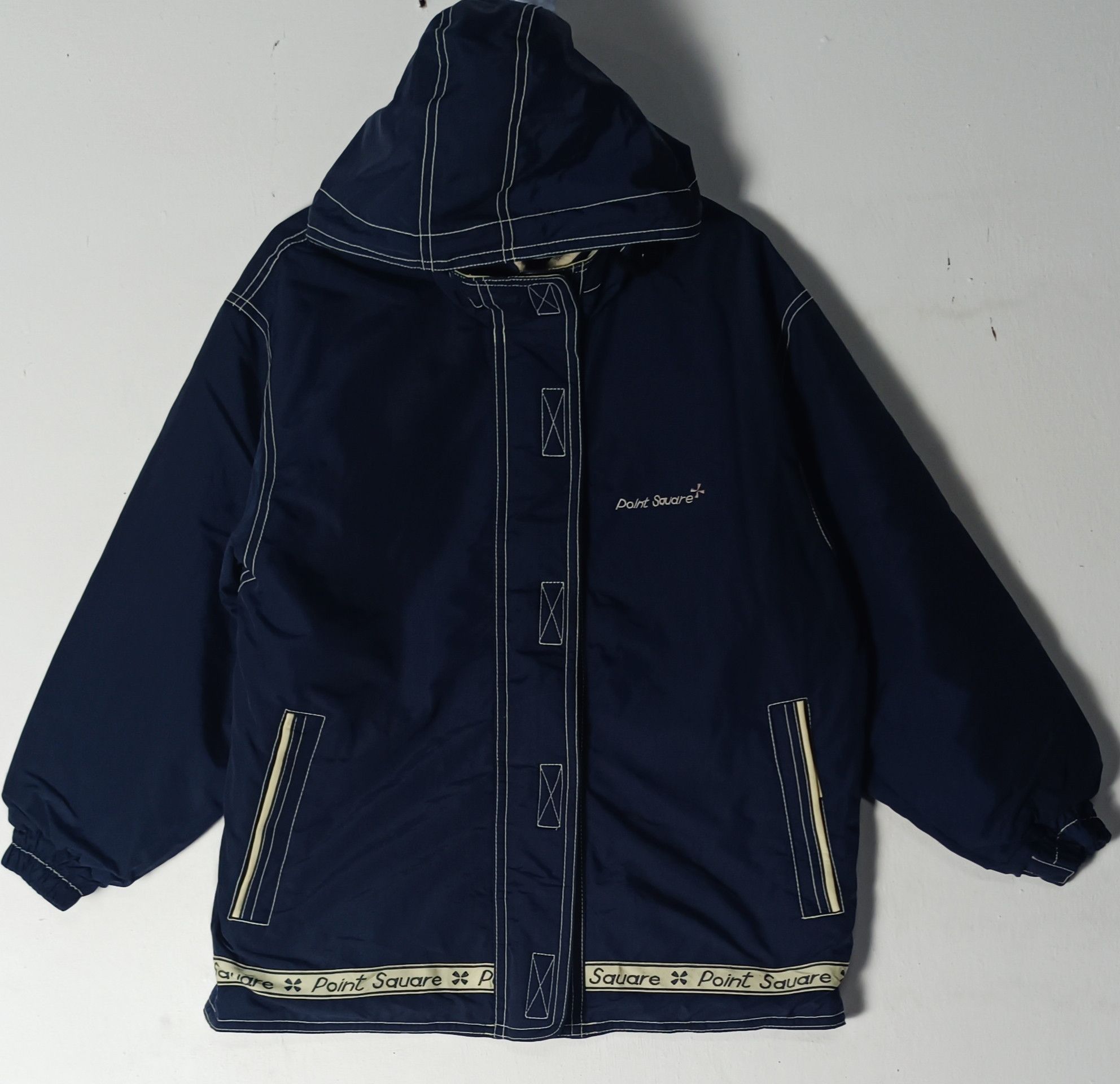 Japanese Brand 🔥SALE🔥Vintage POINT SQUARE SKI JACKET Size US XL / EU 56 / 4 - 2 Thumbnail