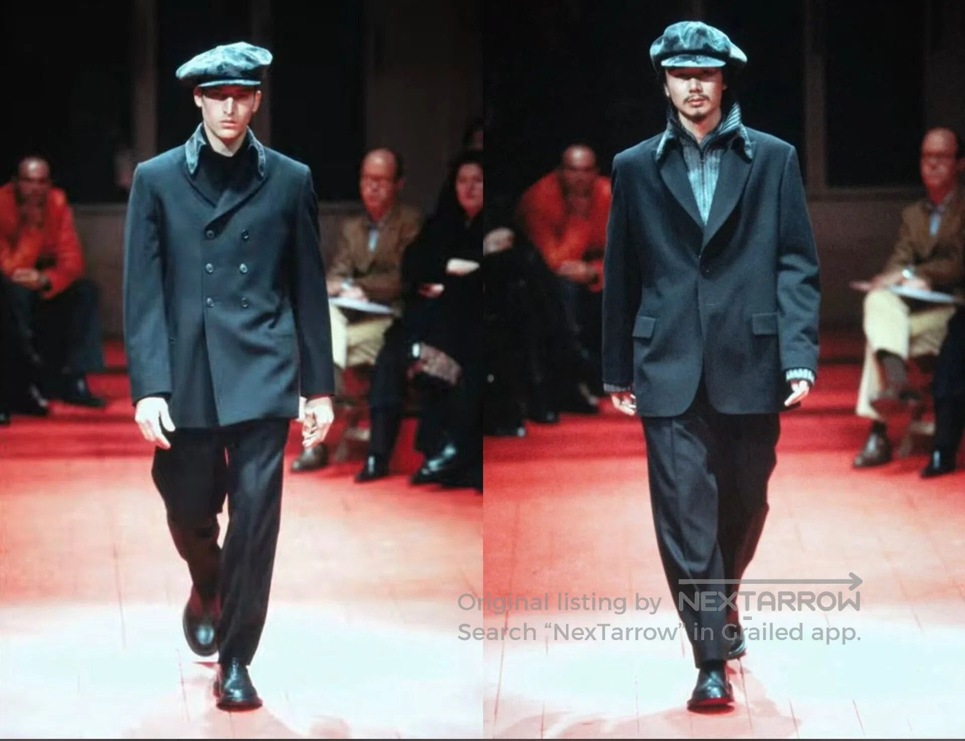 Yohji Yamamoto yohji yamamoto black wool blazer with unique collar. Size US L / EU 52-54 / 3 - 9 Thumbnail