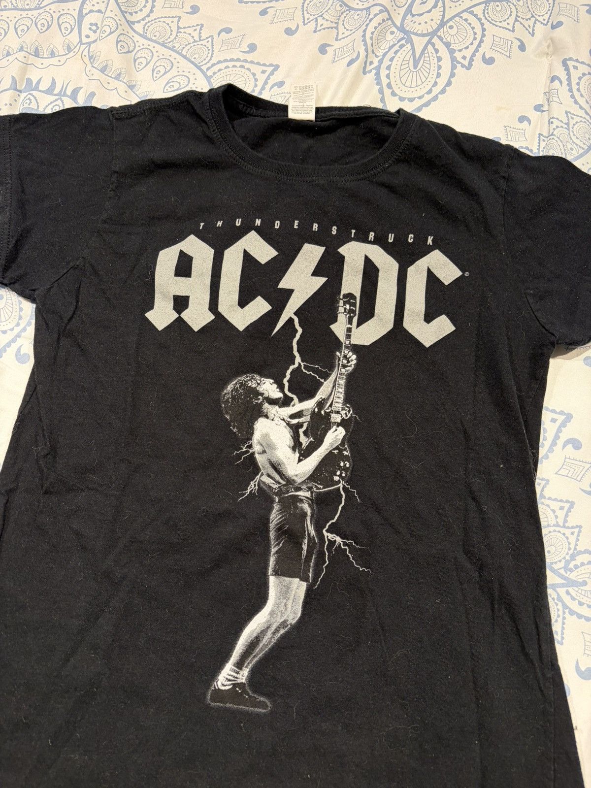 Vintage AC/DC Shirt W Medium Size M / US 6-8 / IT 42-44 - 3 Thumbnail