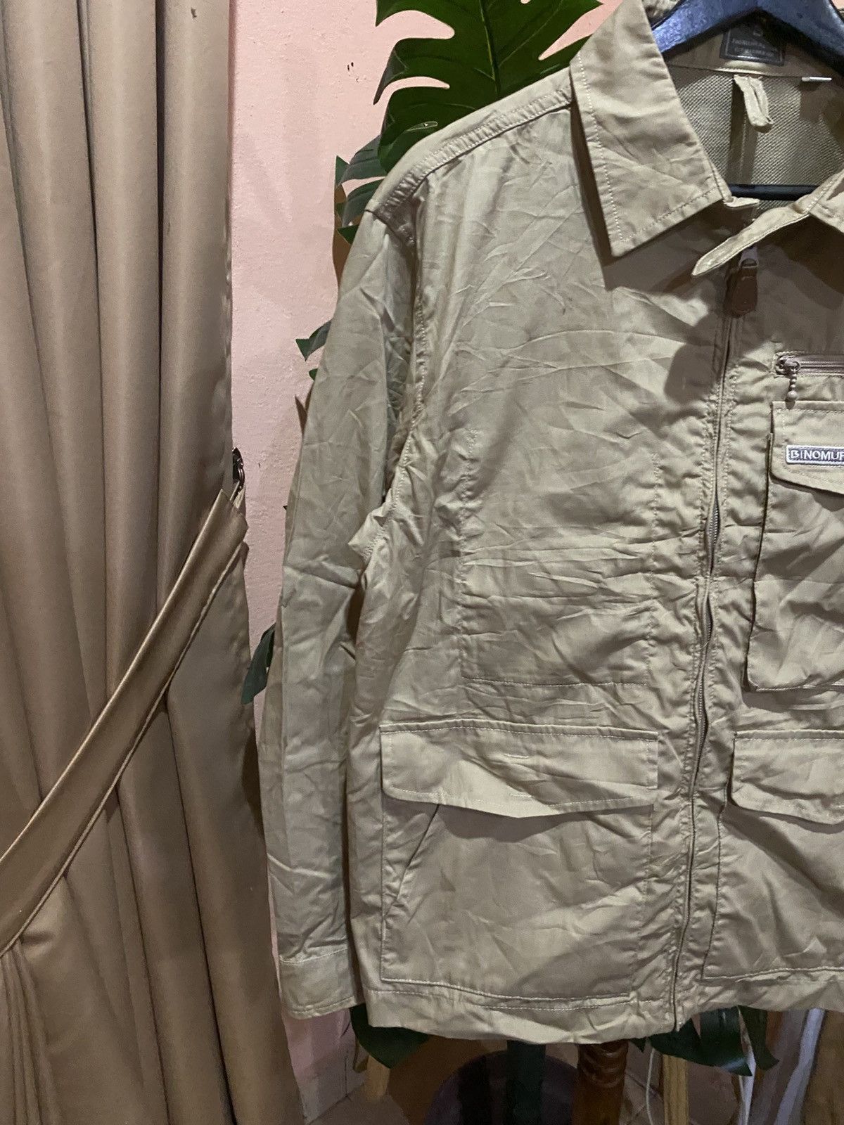 Japanese Brand Vintage Nomura Light Beige Utility Jacket Workwear Japan Size US M / EU 48-50 / 2 - 7 Thumbnail